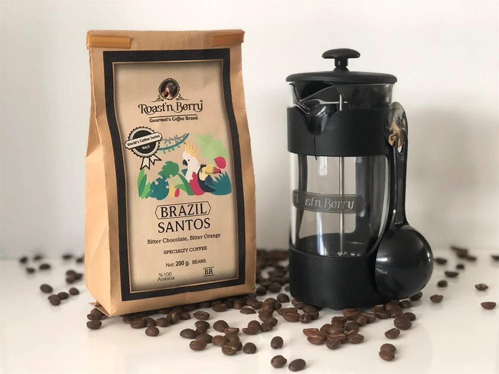 Brazi̇l Santos Kahve + French Press