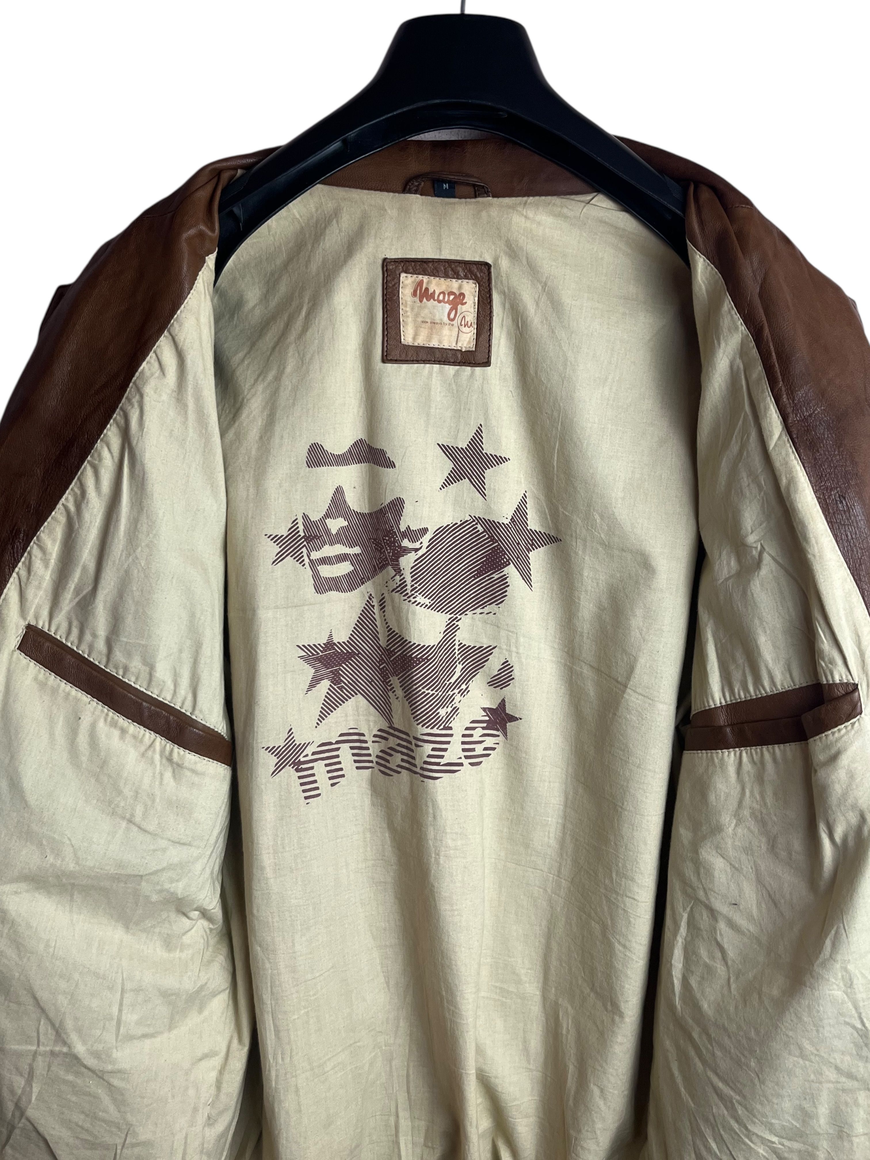 Vintage Deri Ceket (Medium)