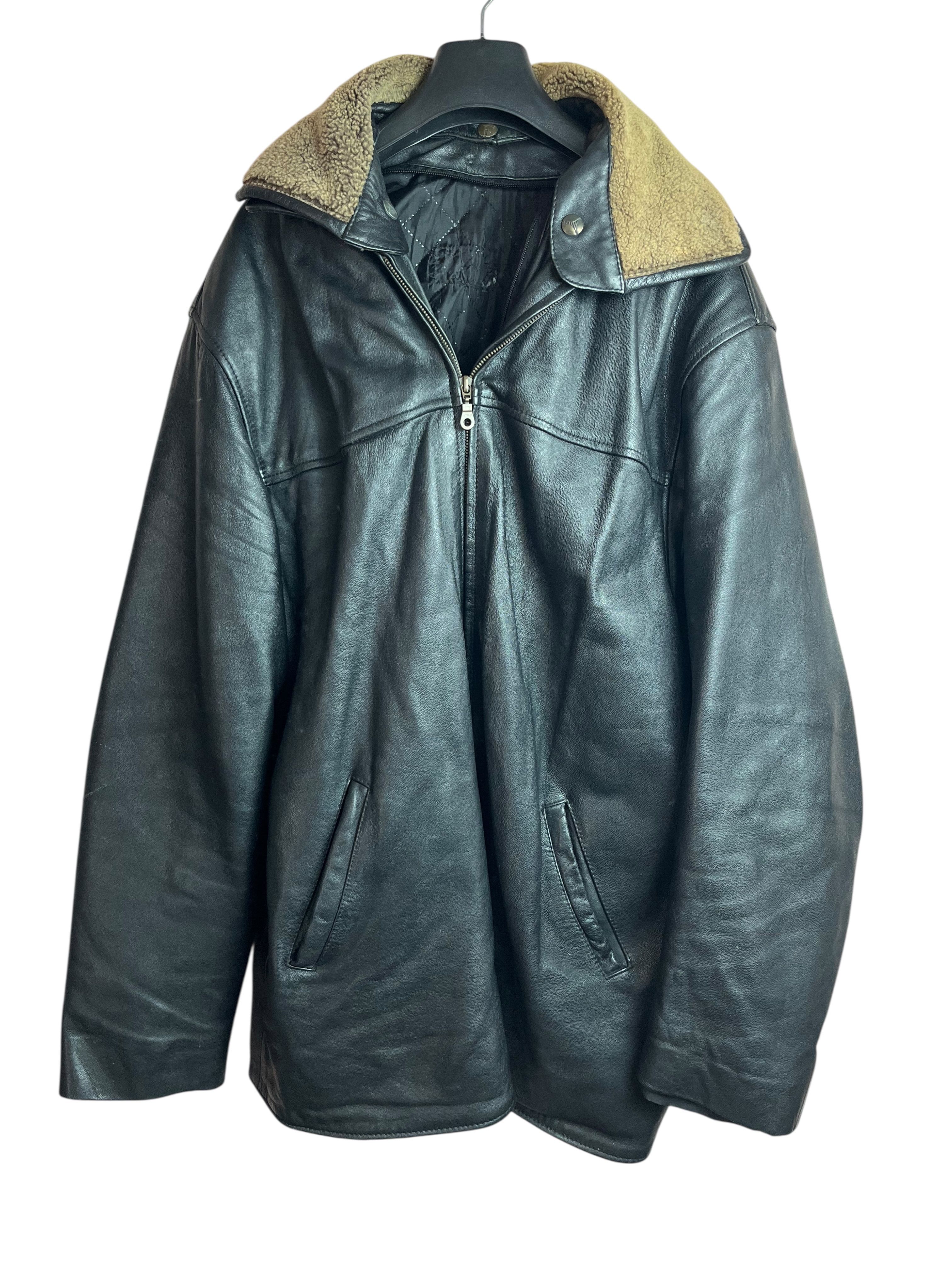 Vintage Deri Ceket (Medium)