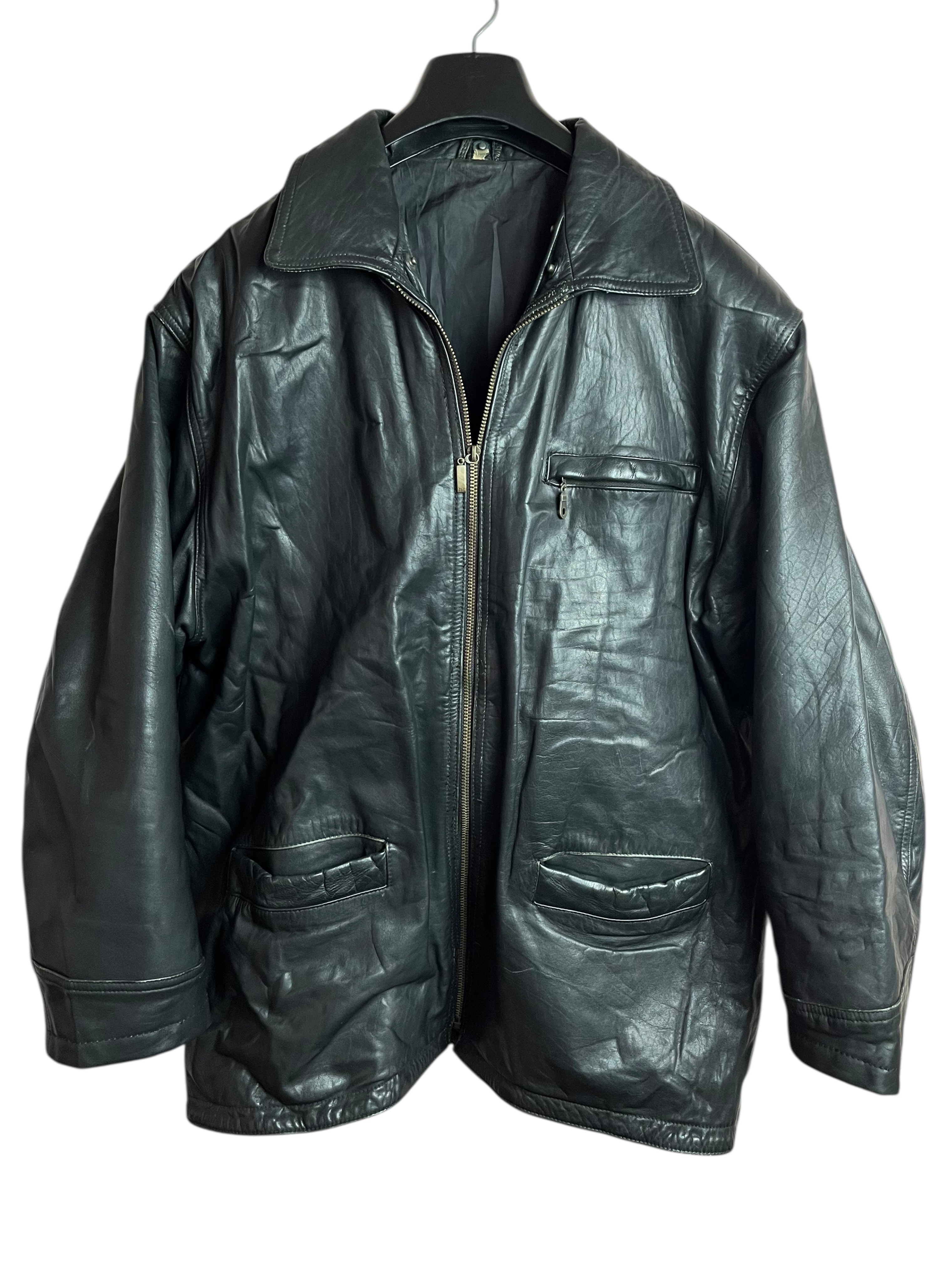 Vintage Deri Ceket (M-L)