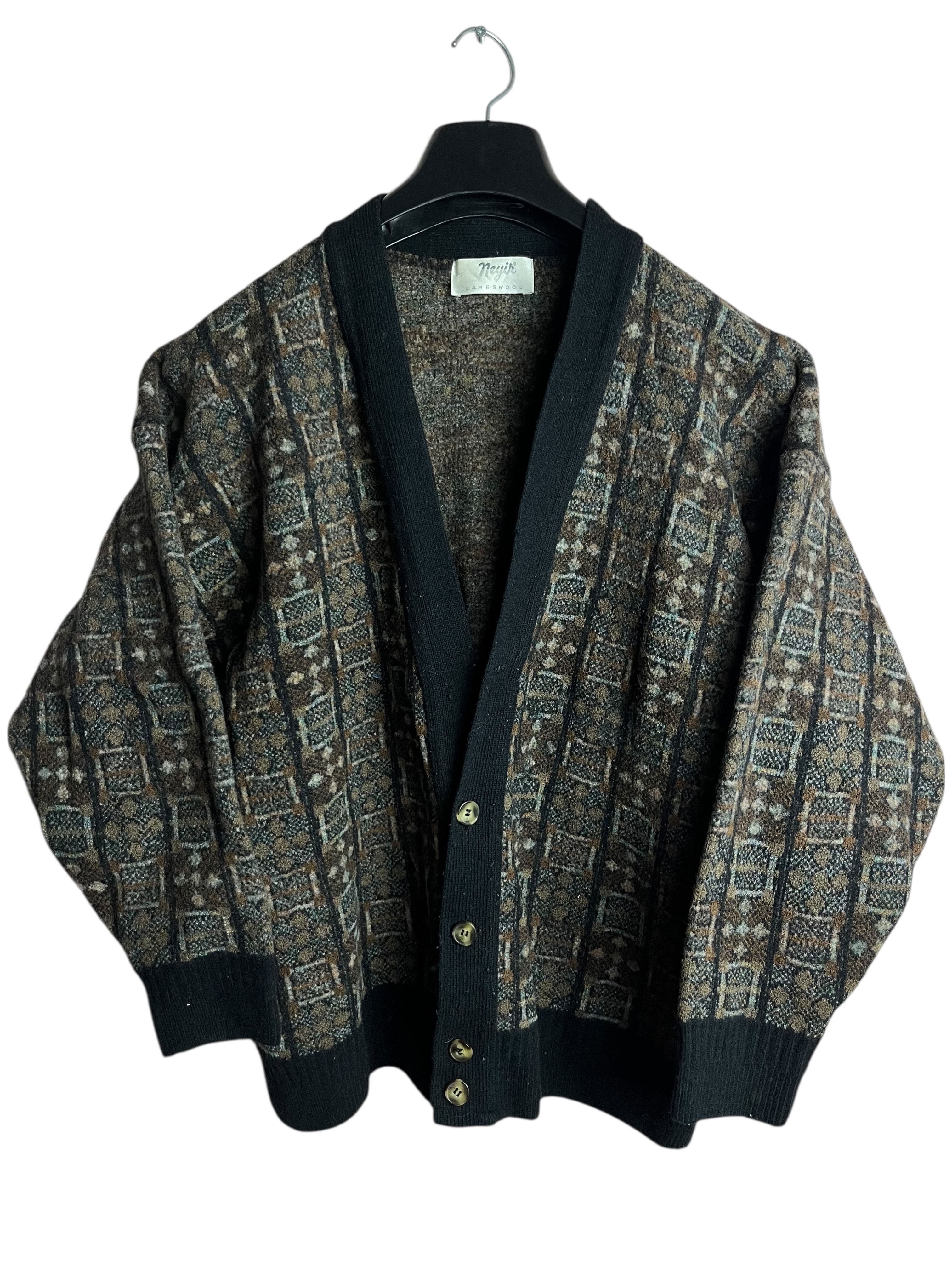 Oversize Kalın Vintage Hırka (Small)