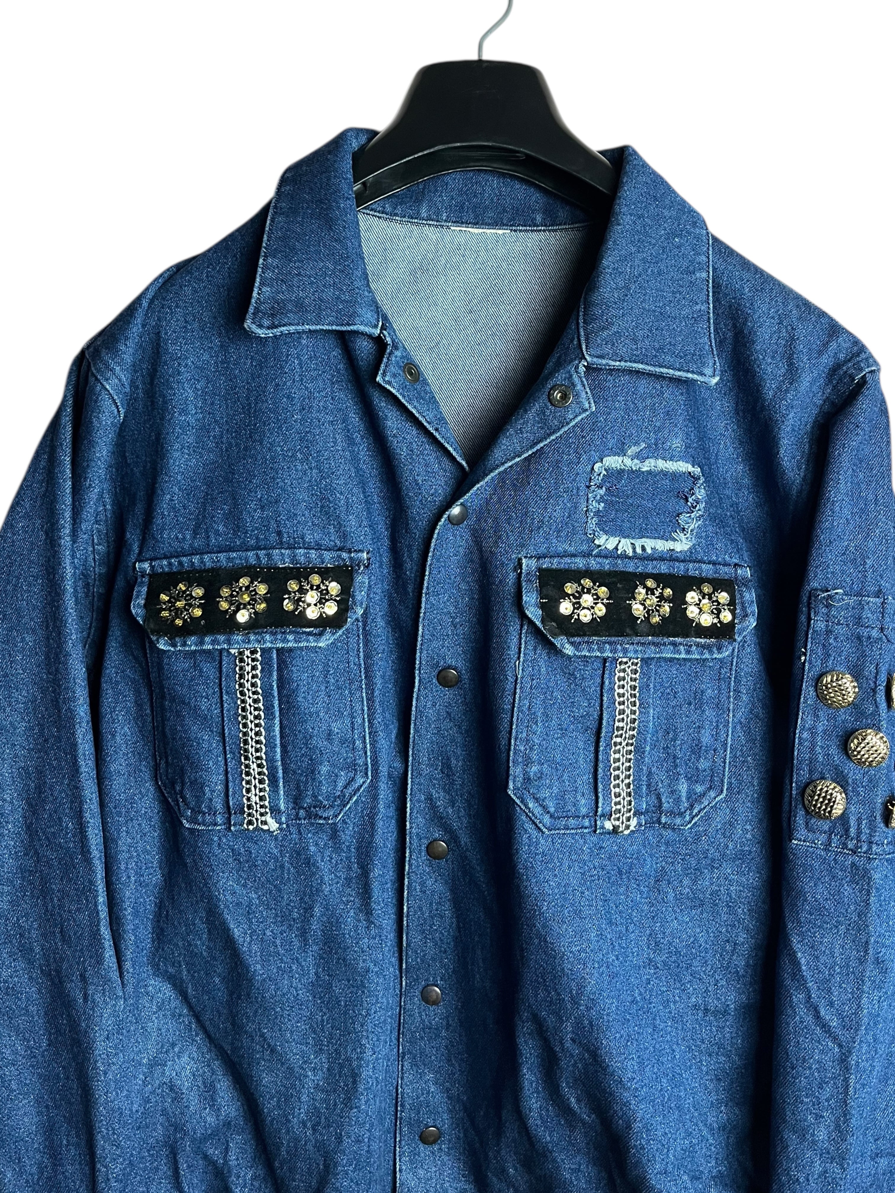 Oversize Vintage Design Kot Ceket (Medium)