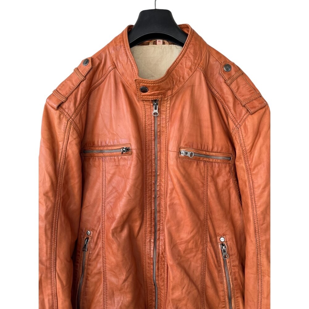 Vintage Deri Ceket (L-XL)