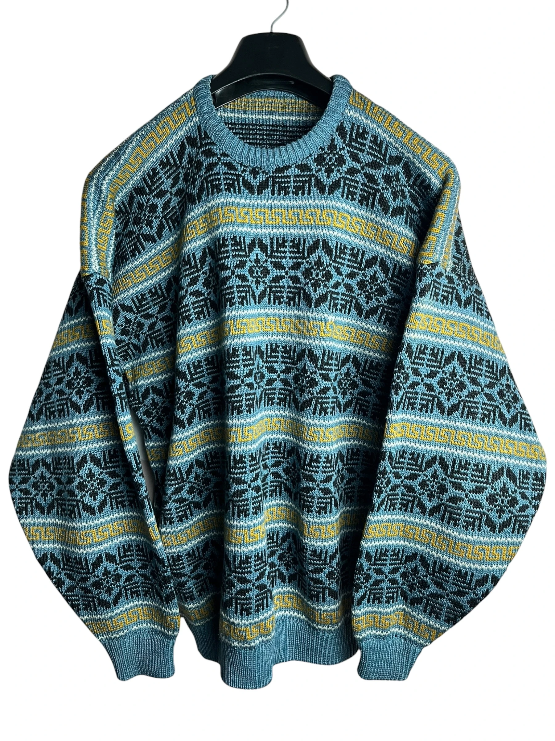 Bomber Vintage Kalın Yün Kazak (Large)