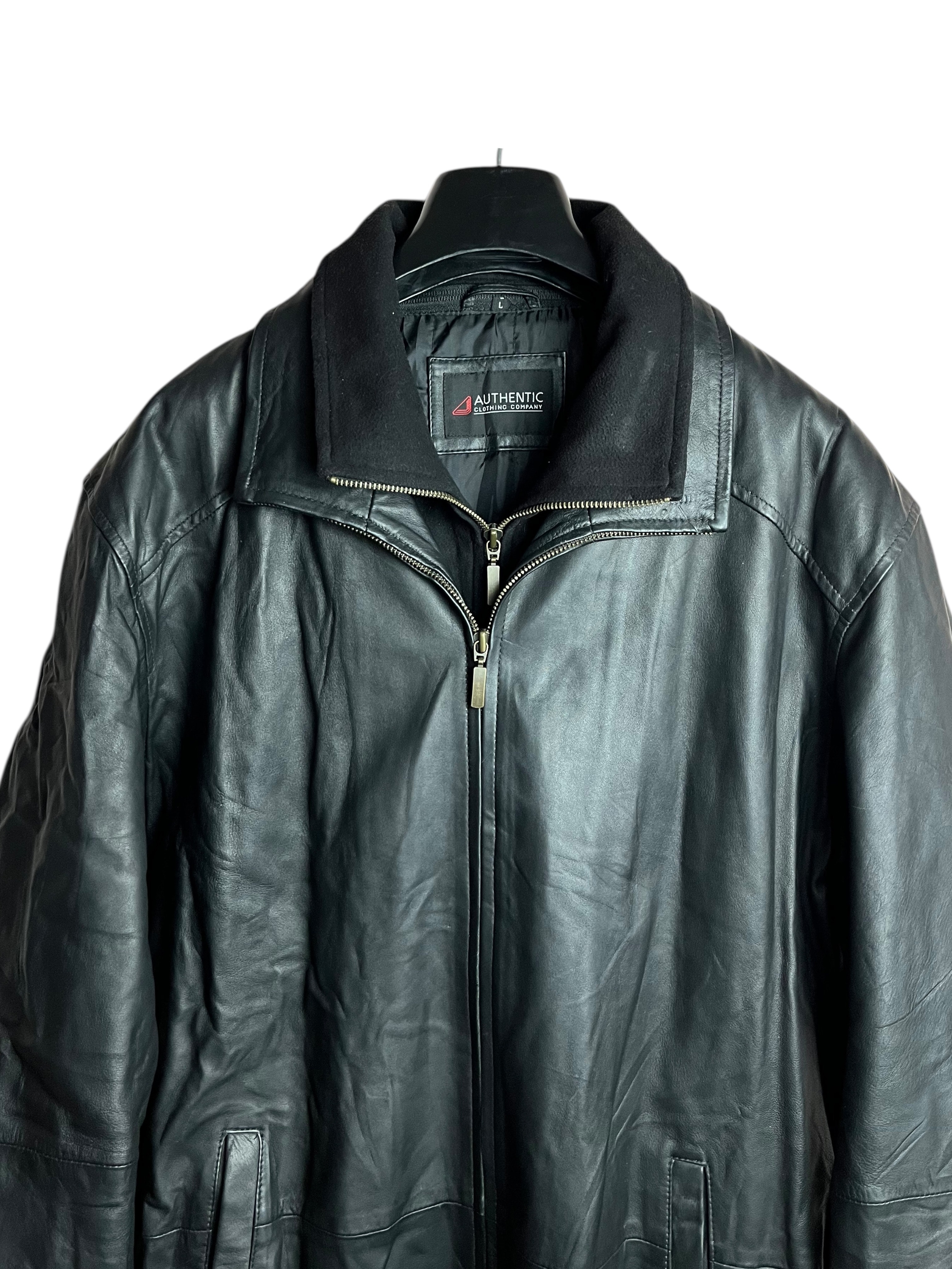 Vintage Deri Ceket (Large)