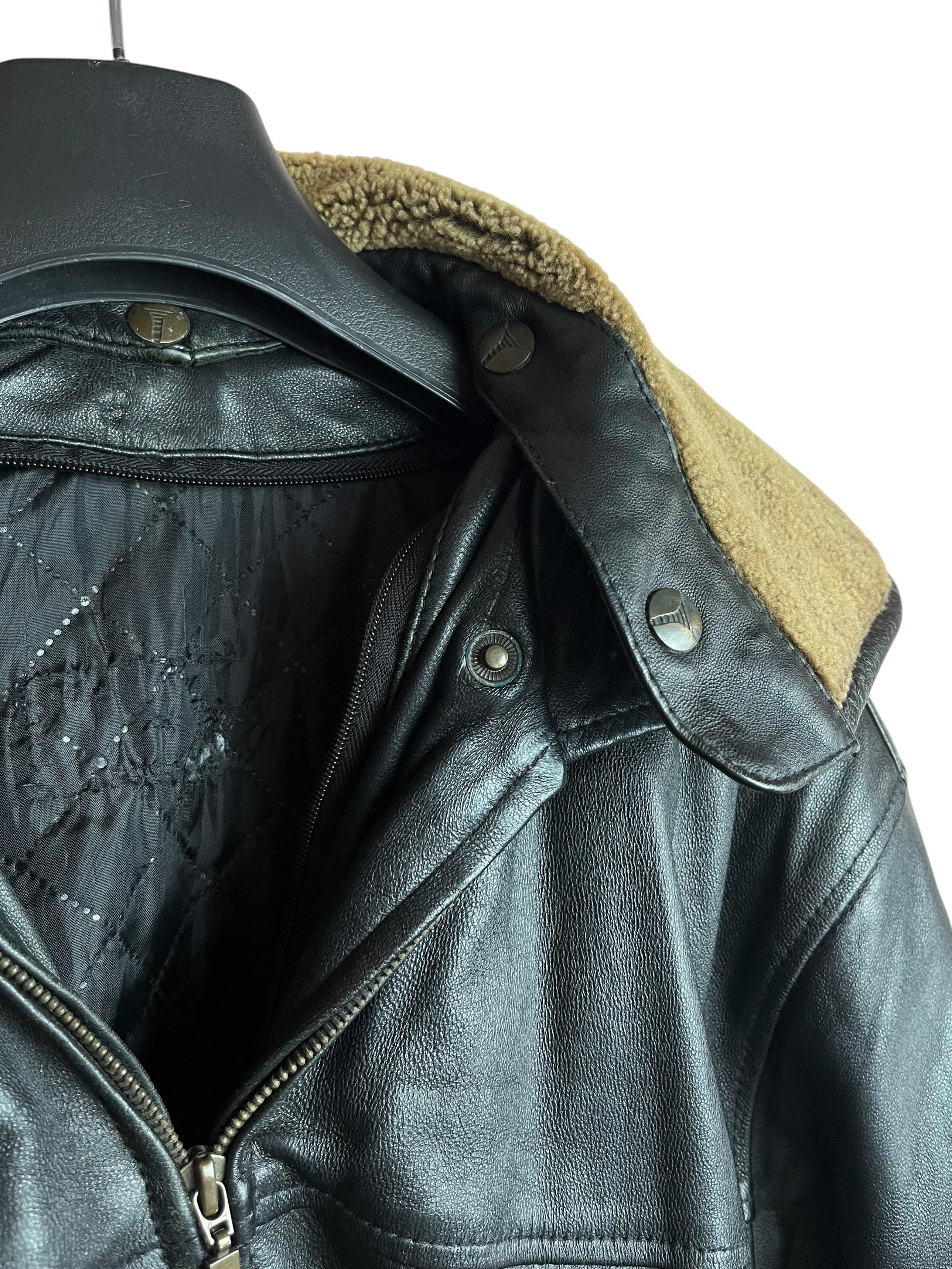 Vintage Deri Ceket (Medium)