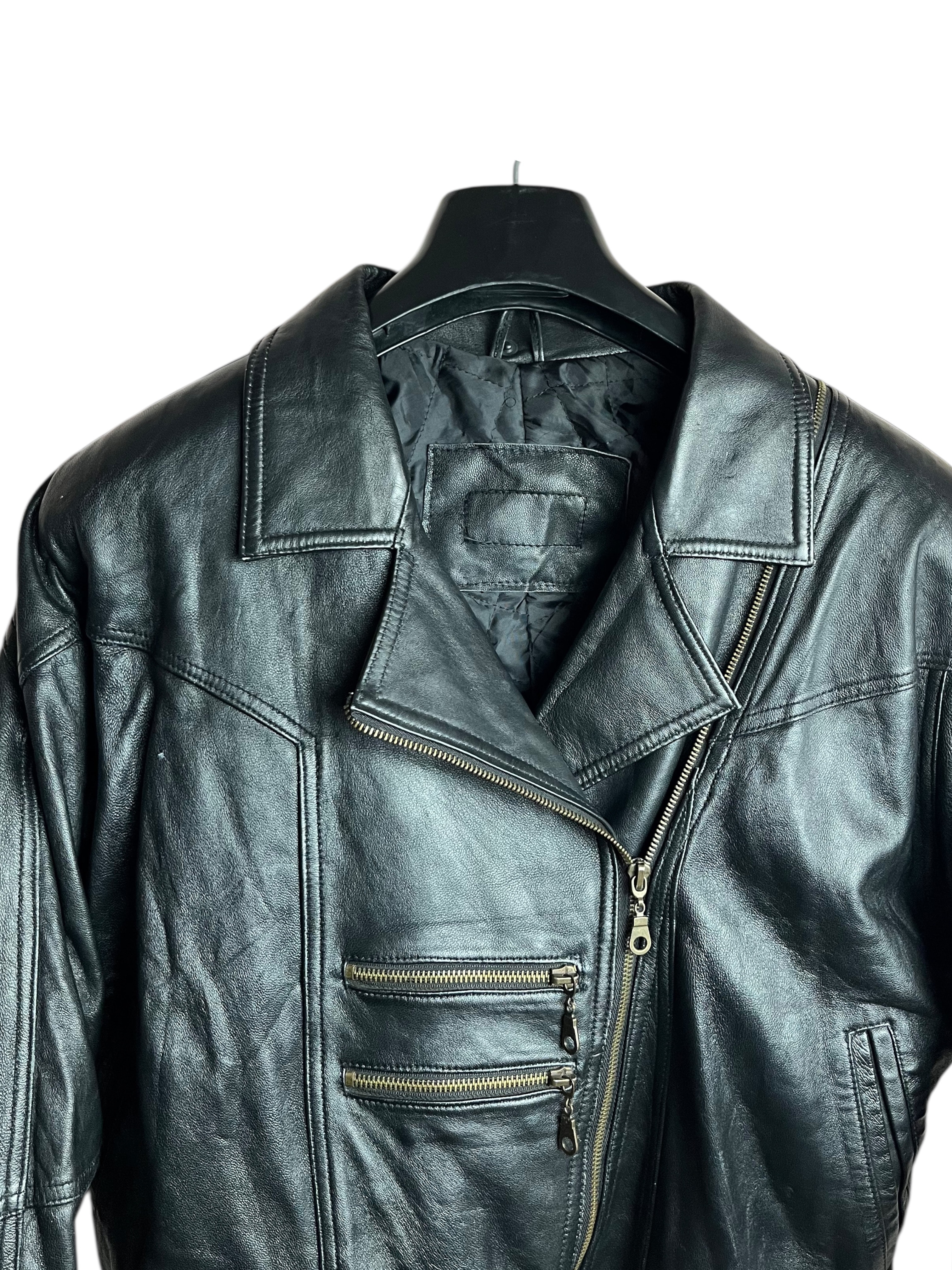 Vintage Deri Ceket (Medium)