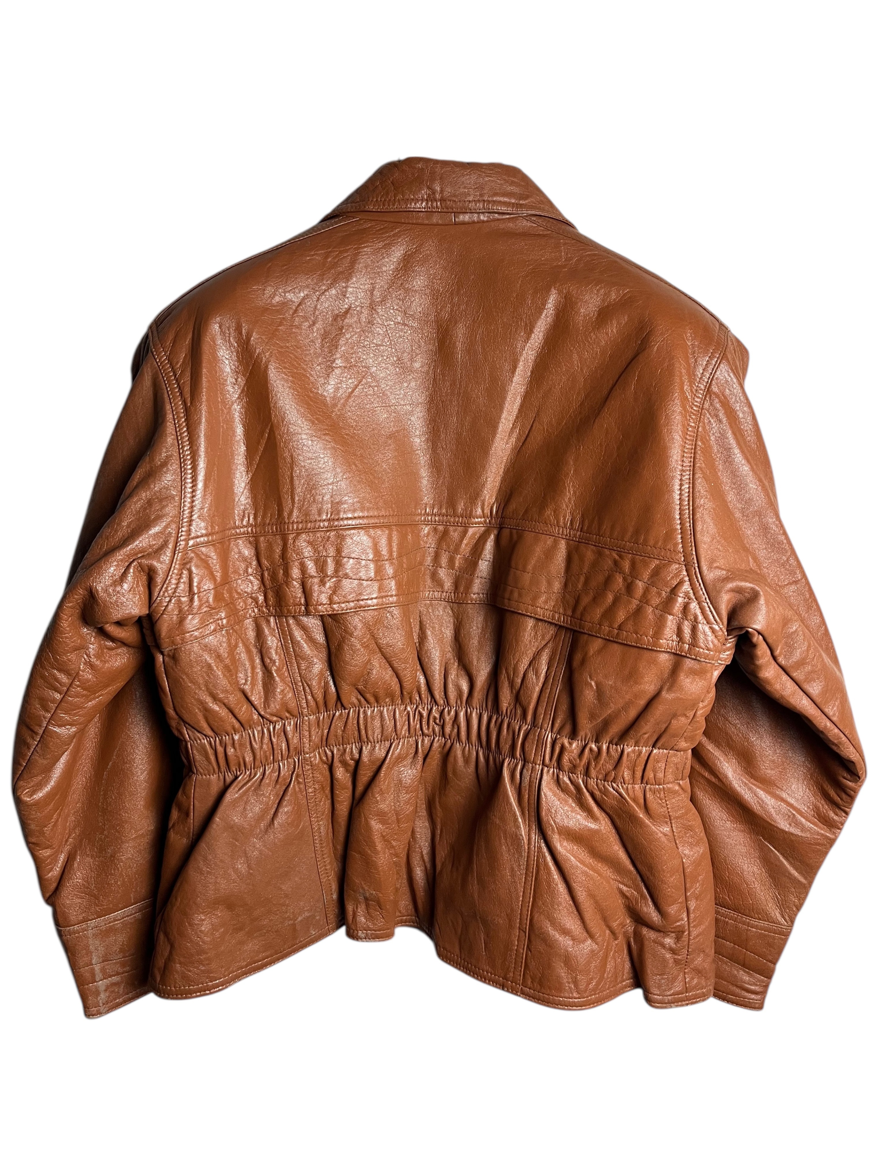 Vintage Deri Ceket (Large)