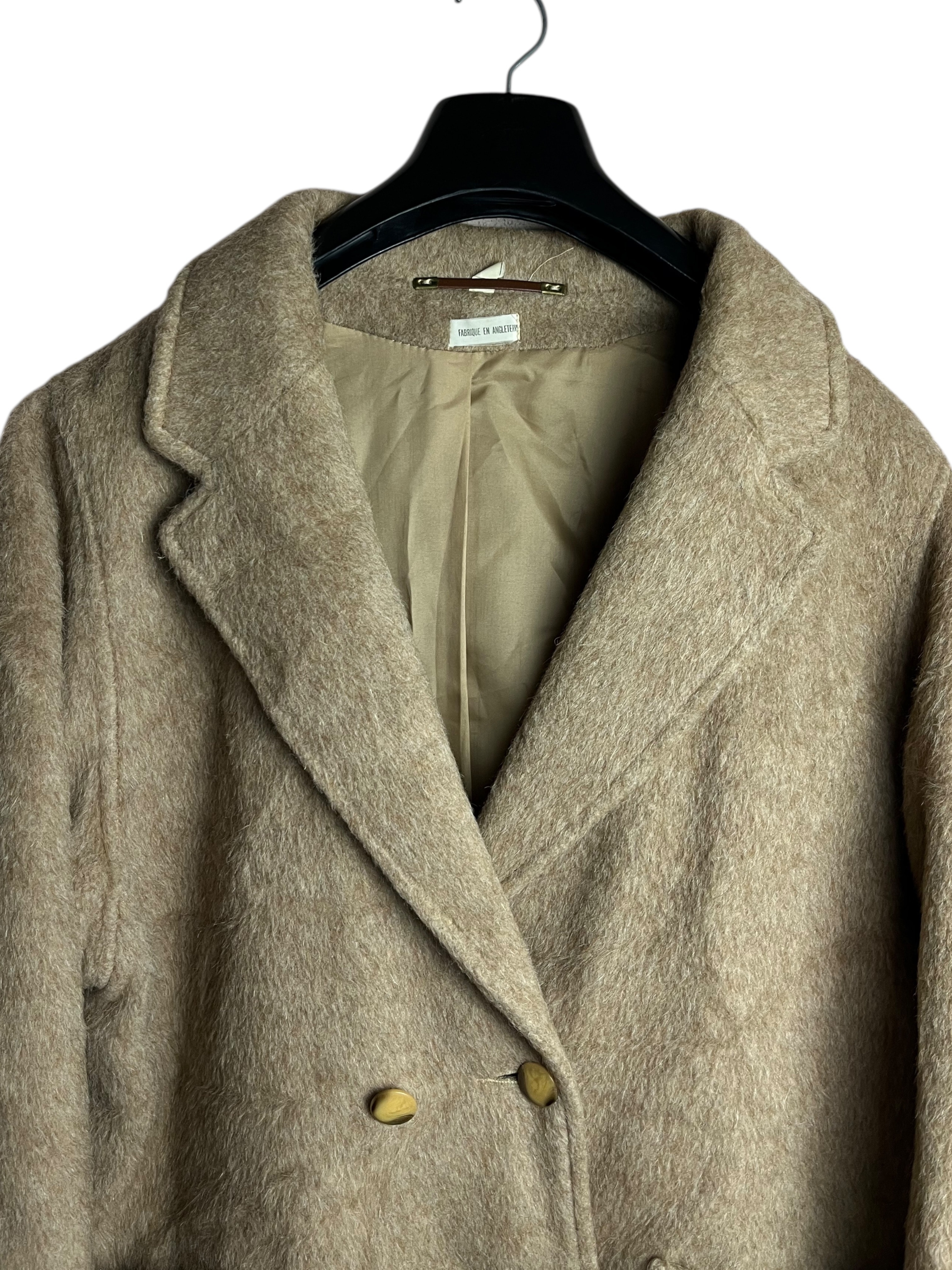 Kalın Vintage Yün Ceket (Kadın Large)