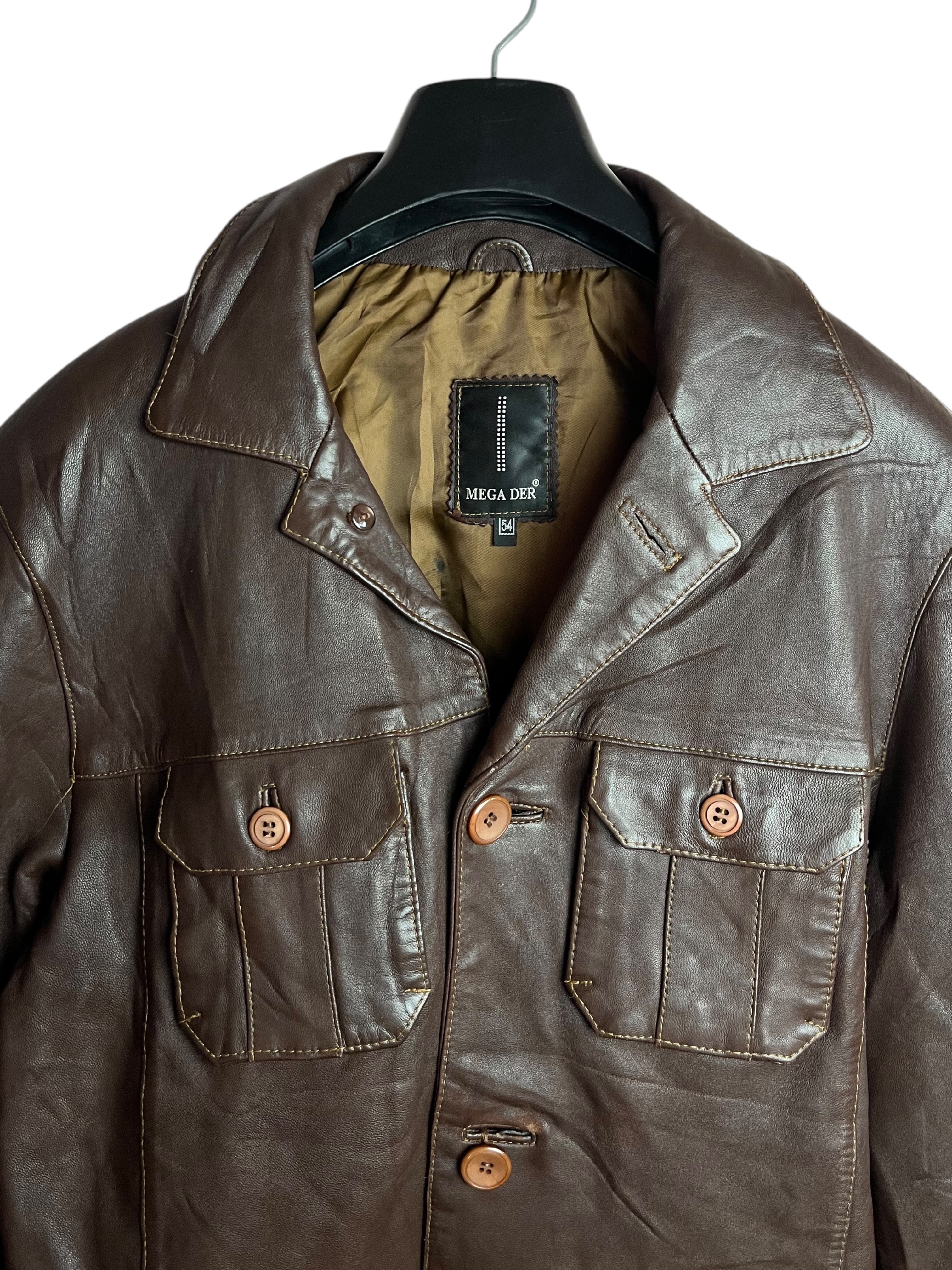 Vintage Deri Ceket (Small)