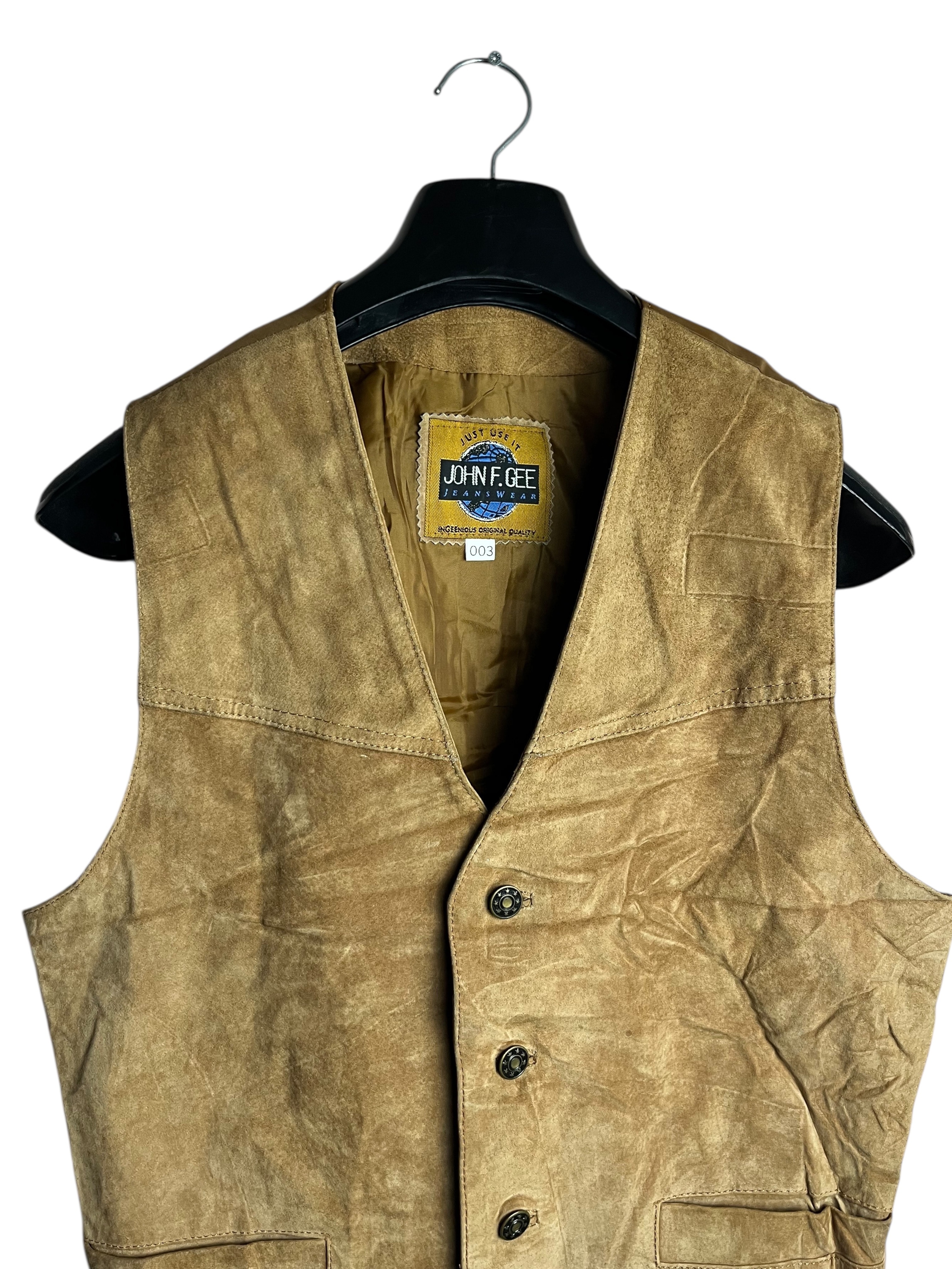 Vintage Deri Yelek (Small)