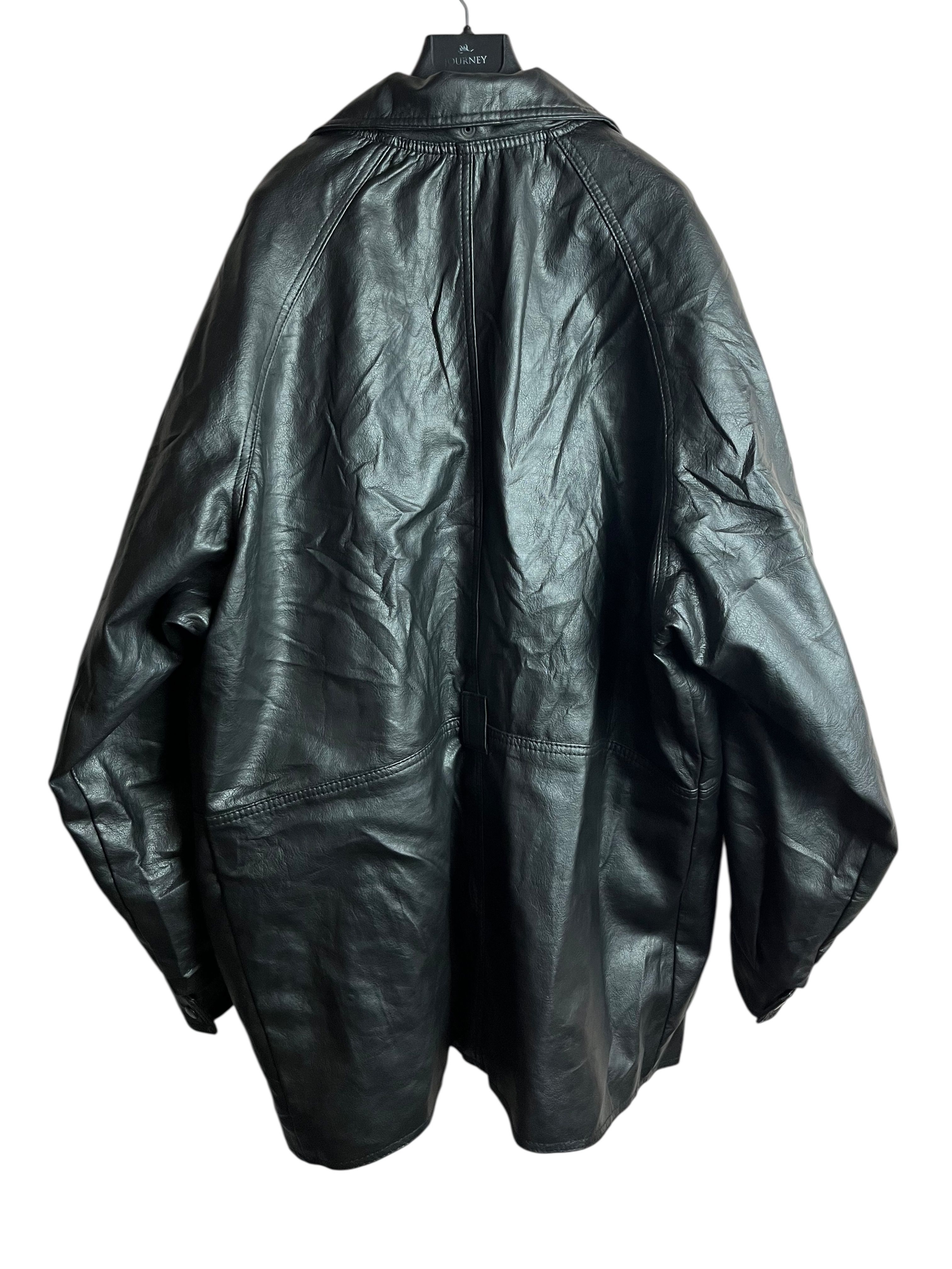 Vintage Deri Ceket (XXL)