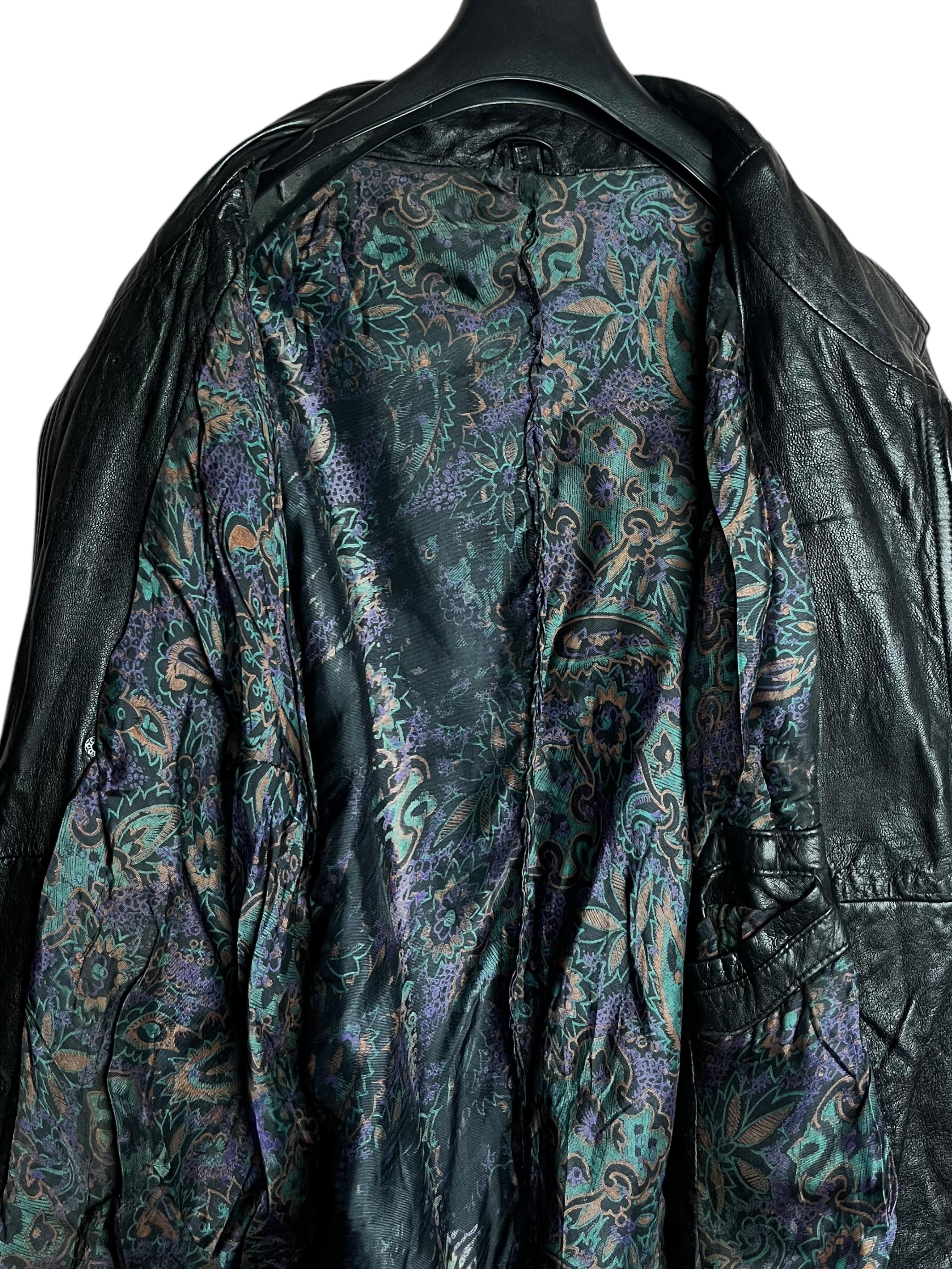 Bomber Vintage Hakiki Deri Ceket (Large)