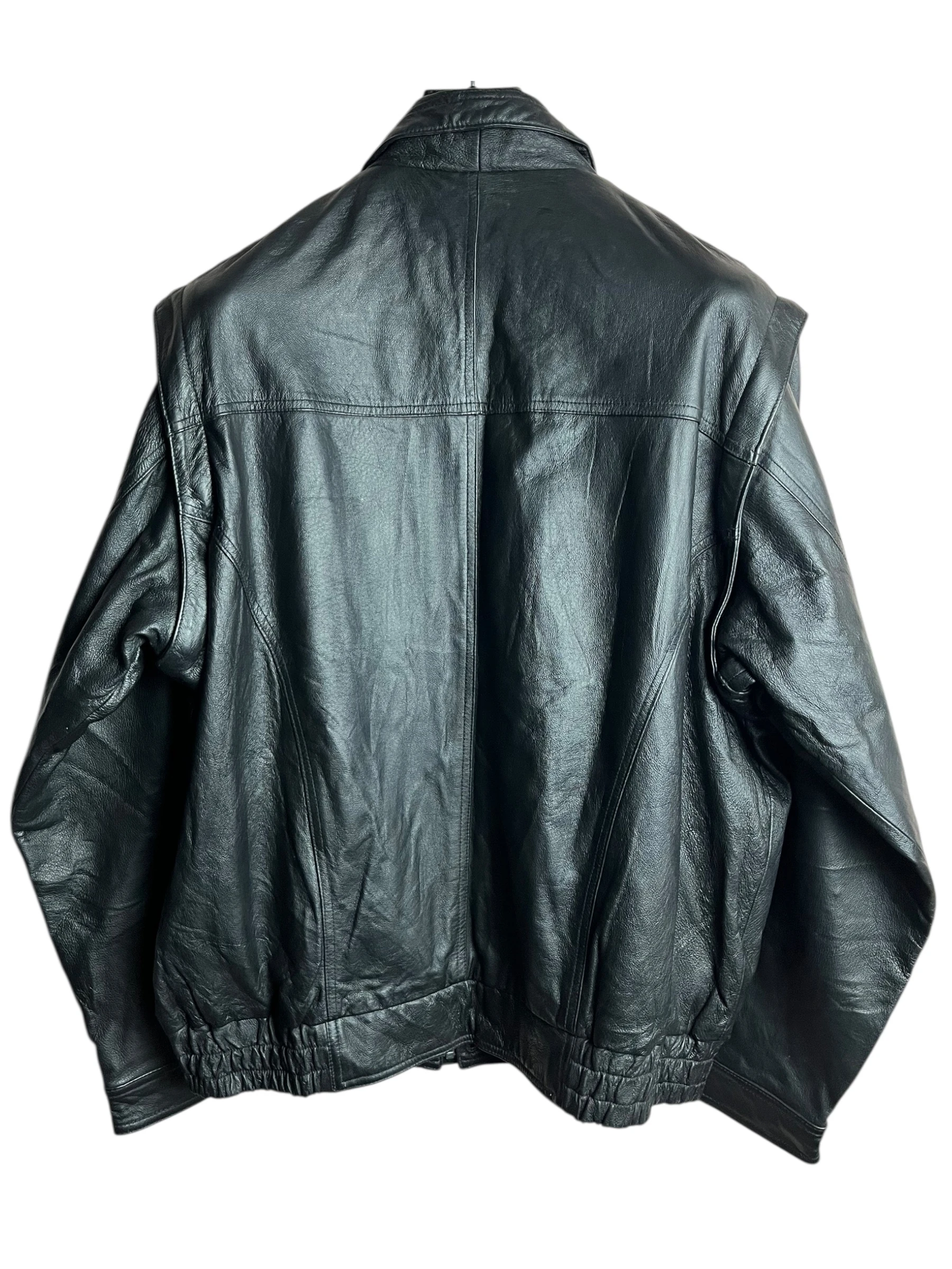 Vintage Deri Ceket (XL)