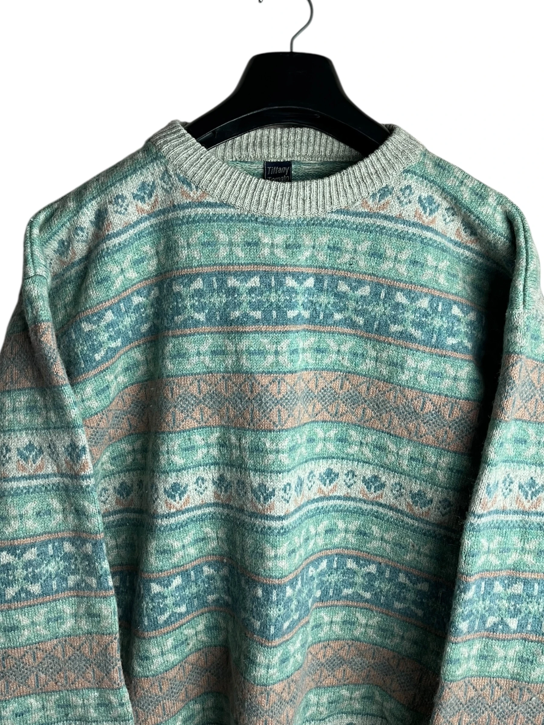 Vintage Kalın Yün Kazak (Medium)