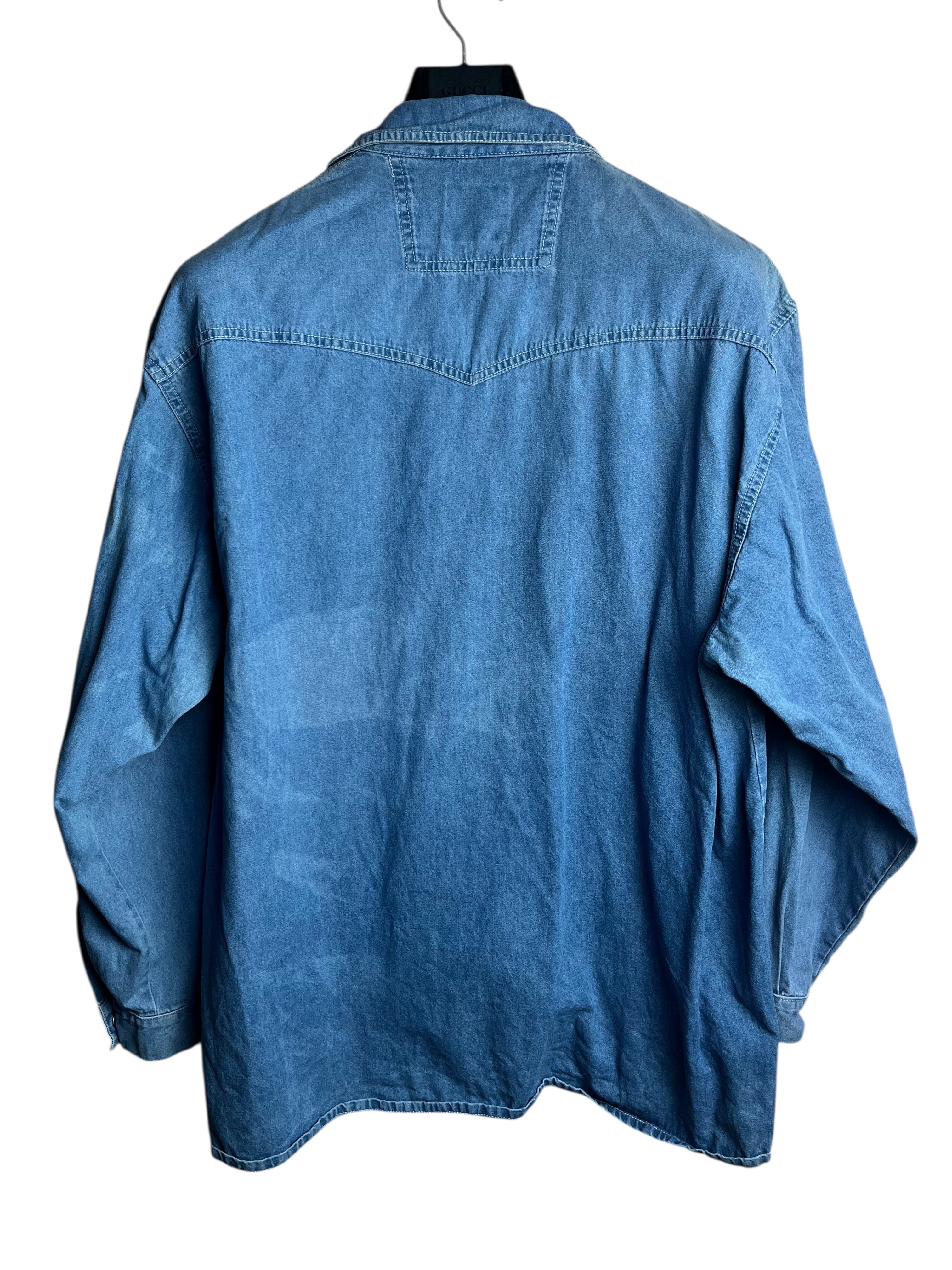 Vintage Design Kot Gömlek (Large)