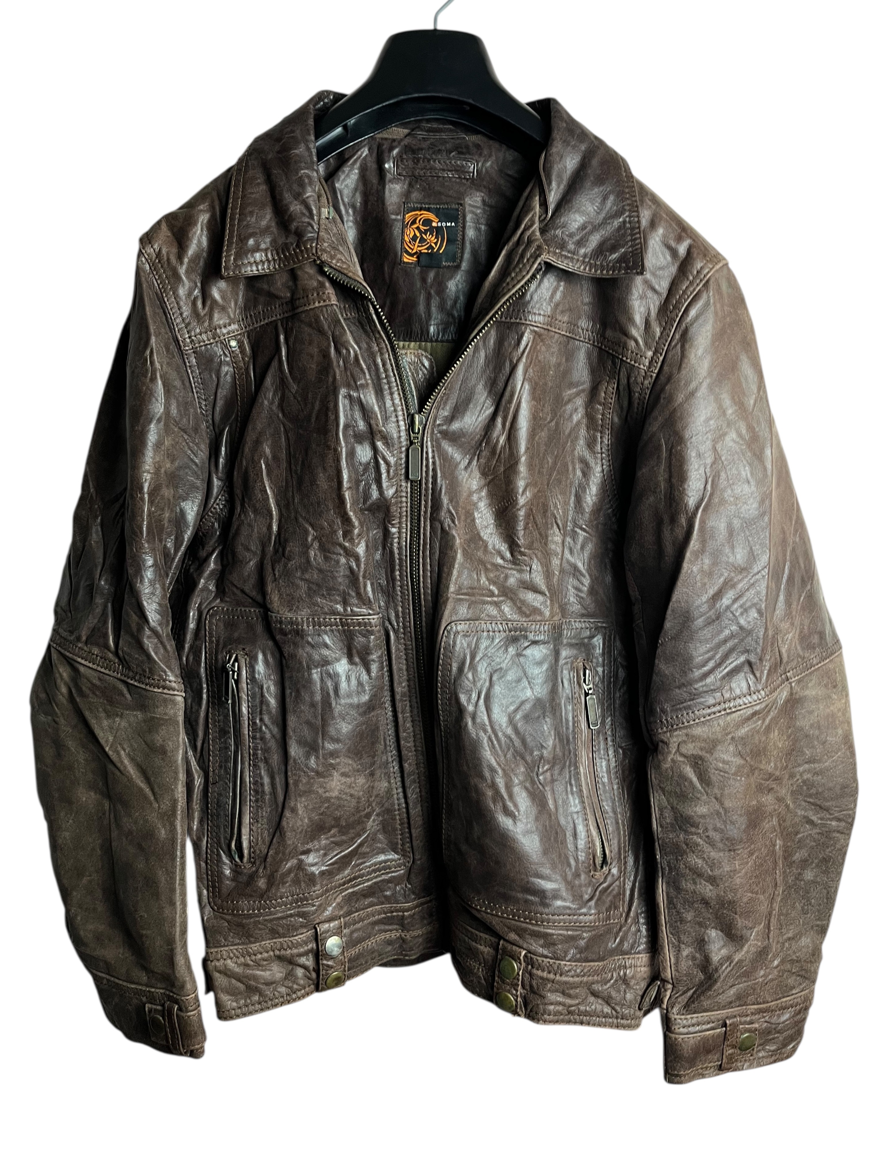 Vintage Deri Ceket (Medium)