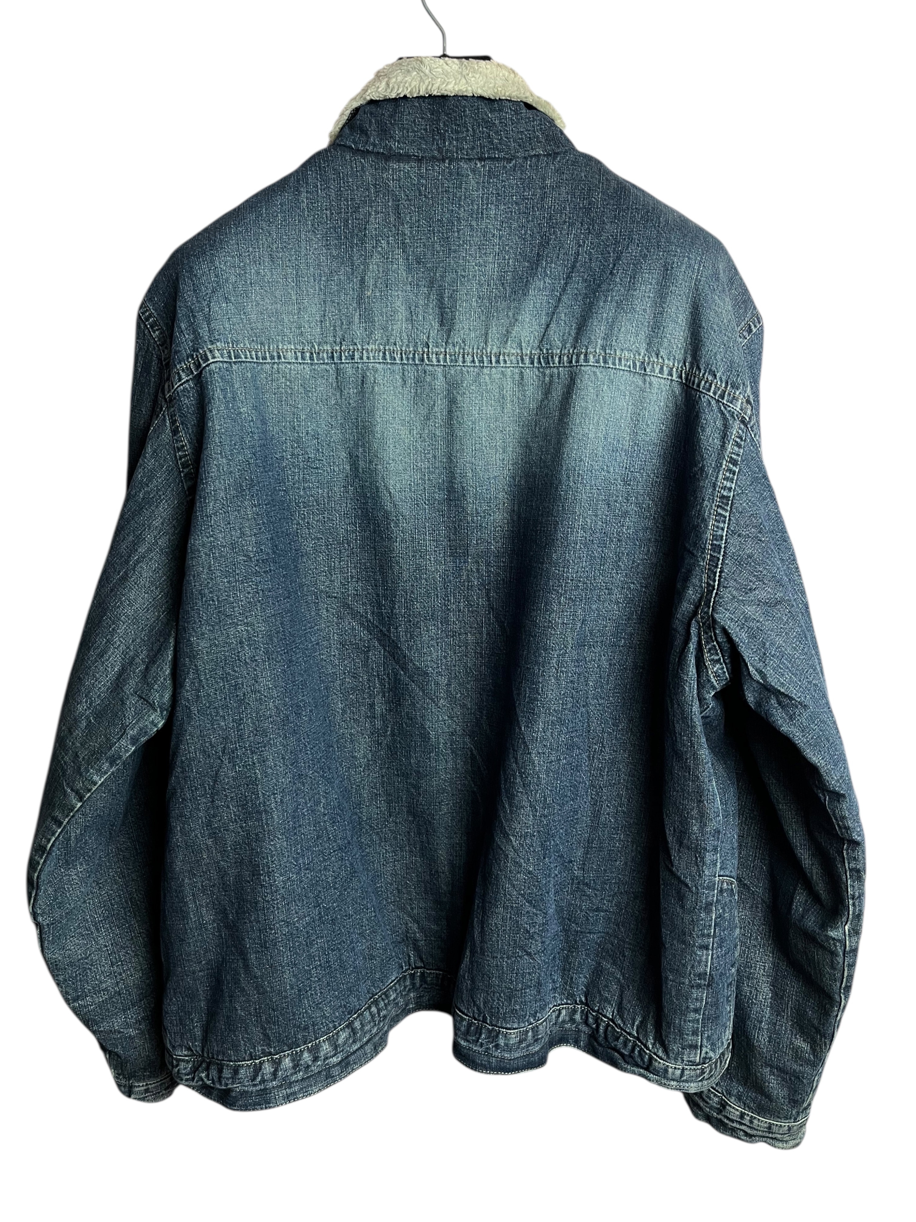 Vintage Kalın İç Kürklü Kot Ceket (XXL)