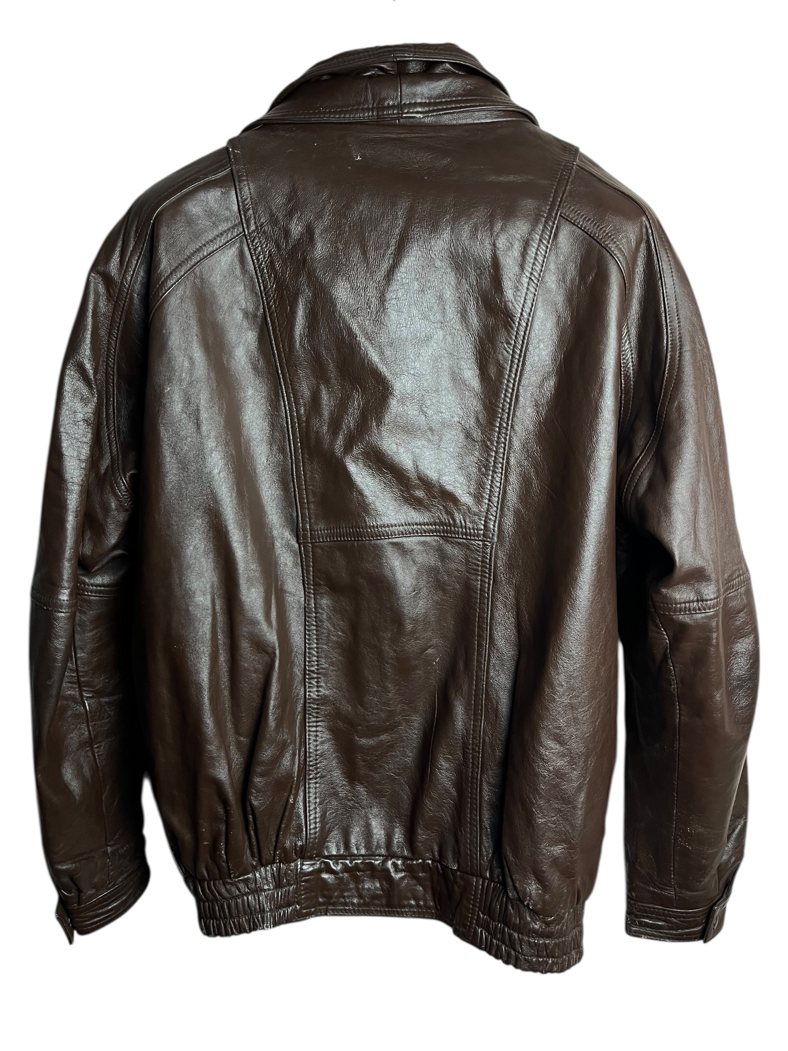 Bomber Vintage Deri Ceket (Large)