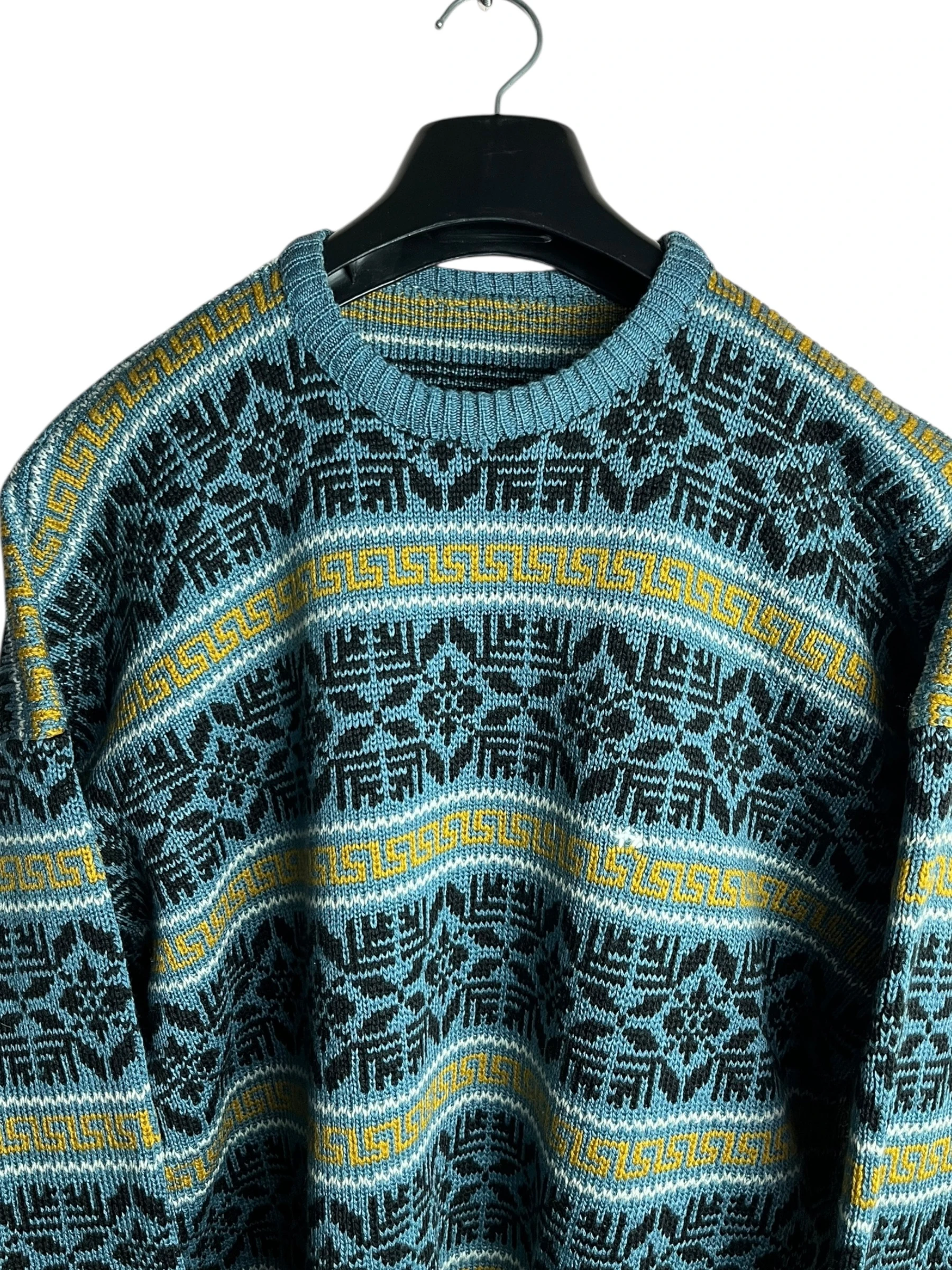 Bomber Vintage Kalın Yün Kazak (Large)