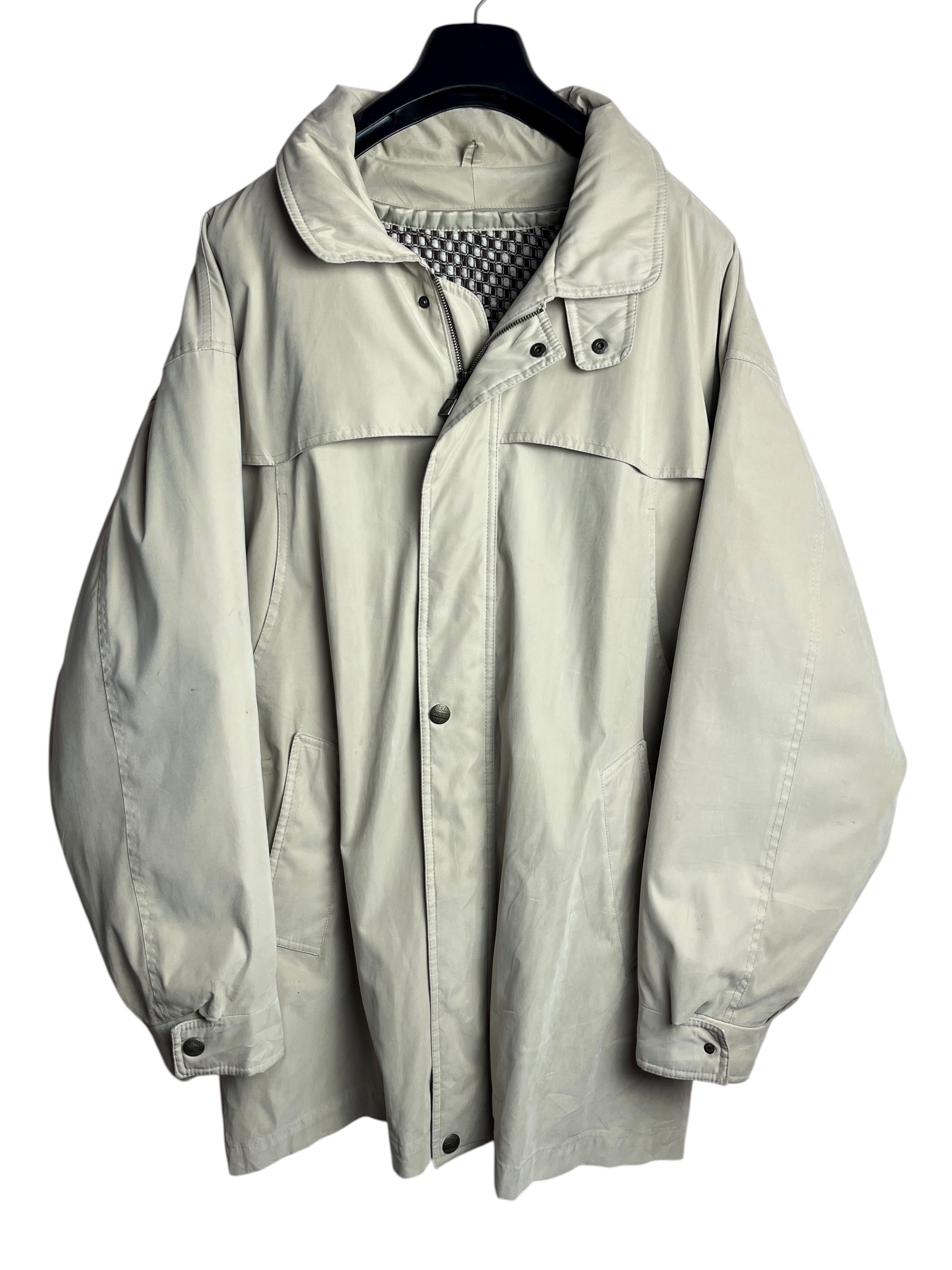 Kiğılı 90s Oversize Uzun Vintage Mont (XL)