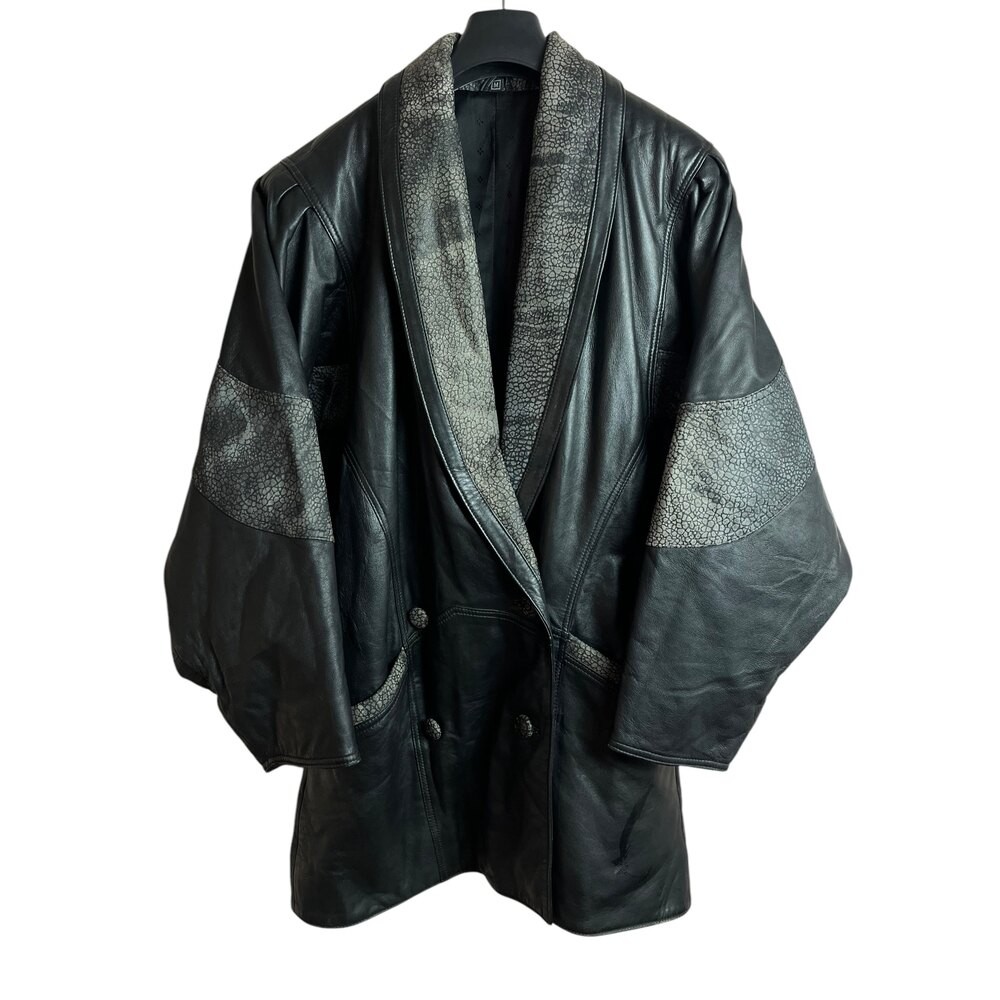 Vintage Deri Ceket (Medium)