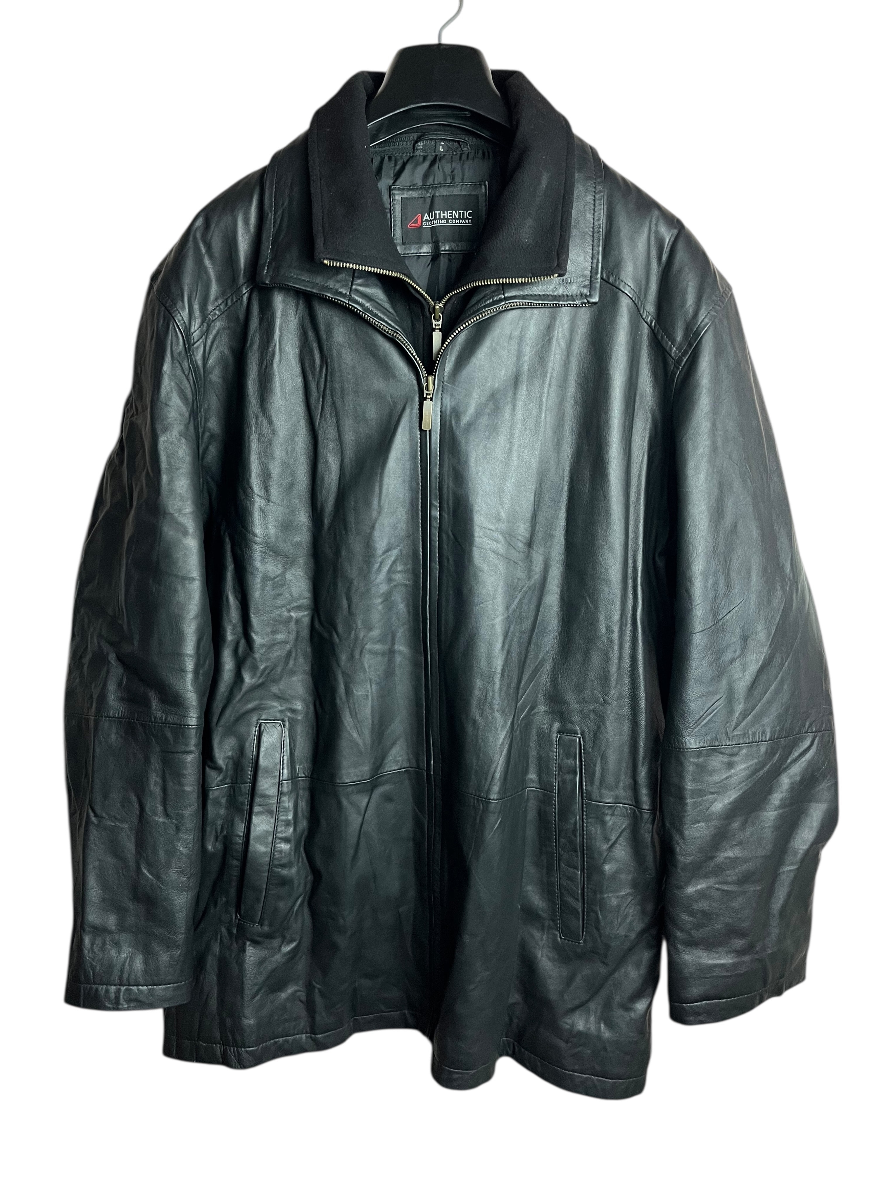 Vintage Deri Ceket (Large)