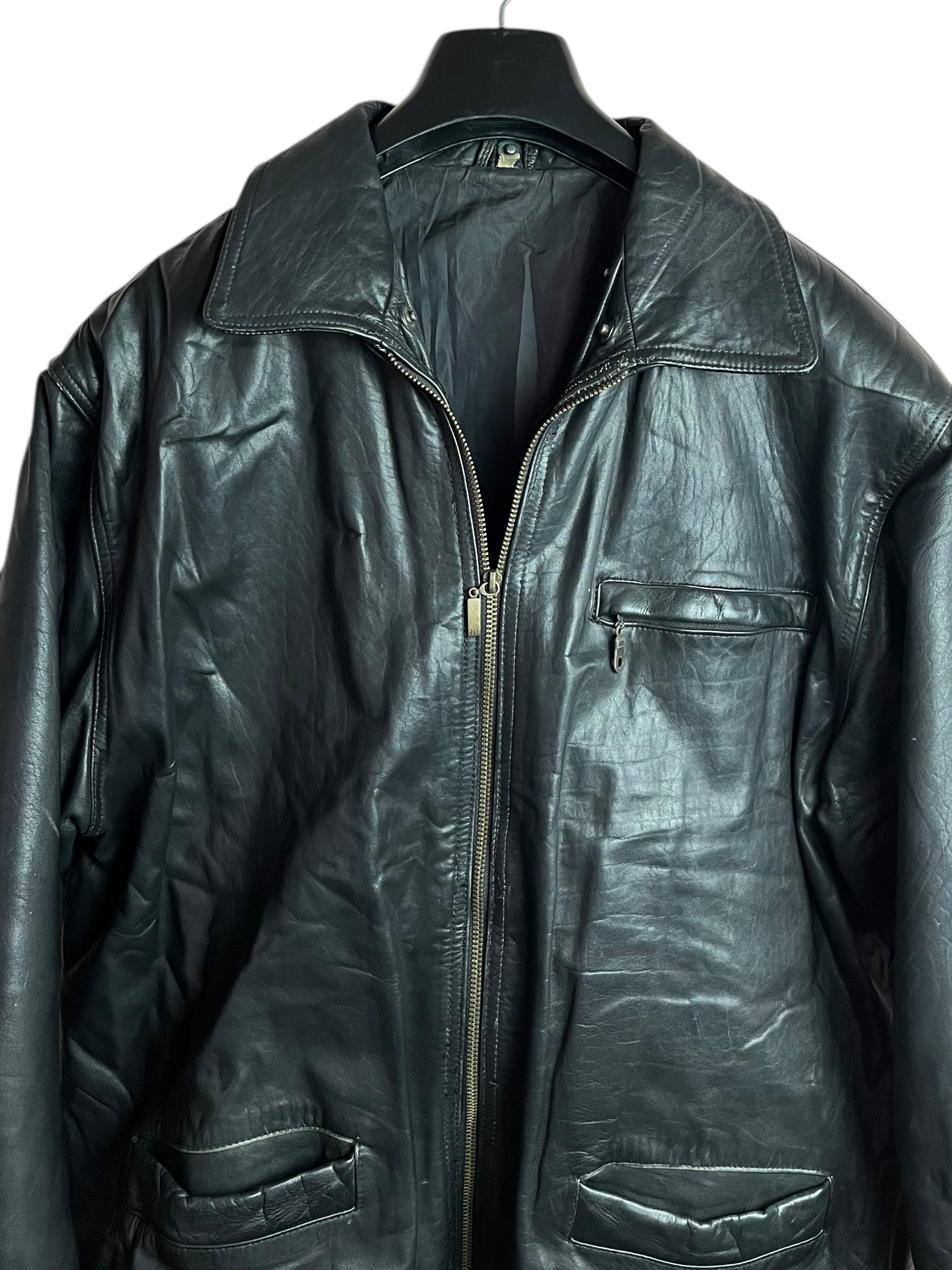 Vintage Deri Ceket (M-L)