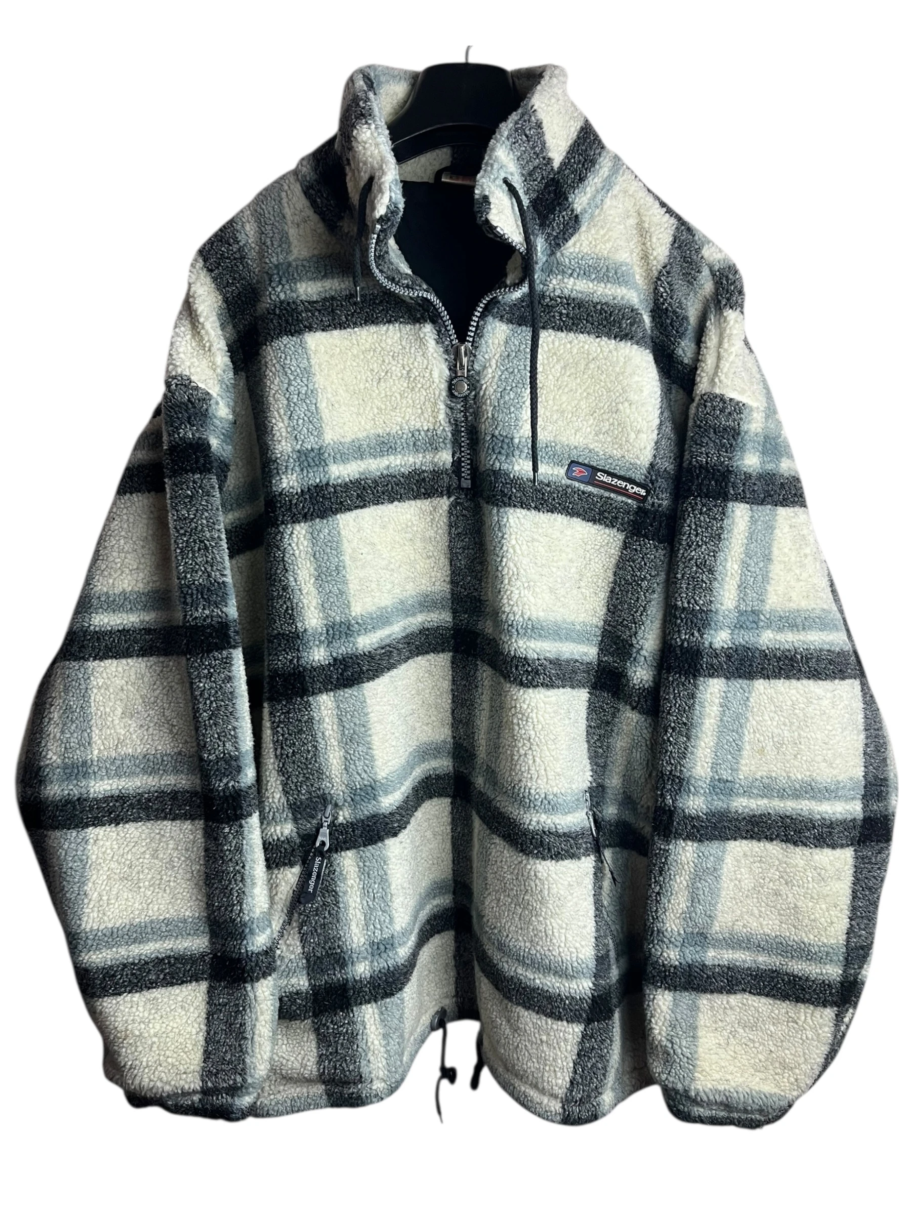 Slazenger Original Oversize Kalın Half Zip Vintage Mont (2XL-3XL)