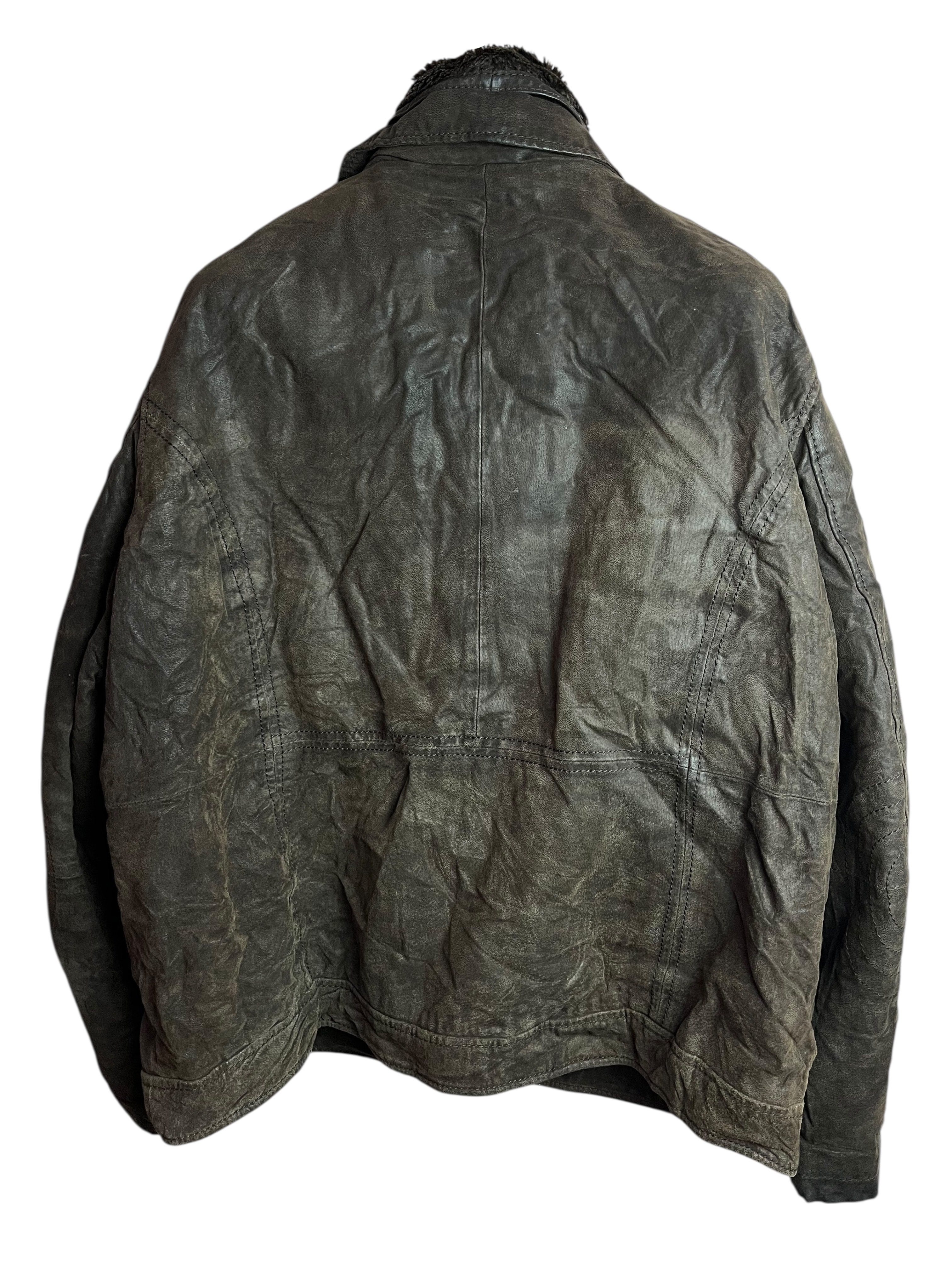 Vintage Deri Ceket (XL-XXL)