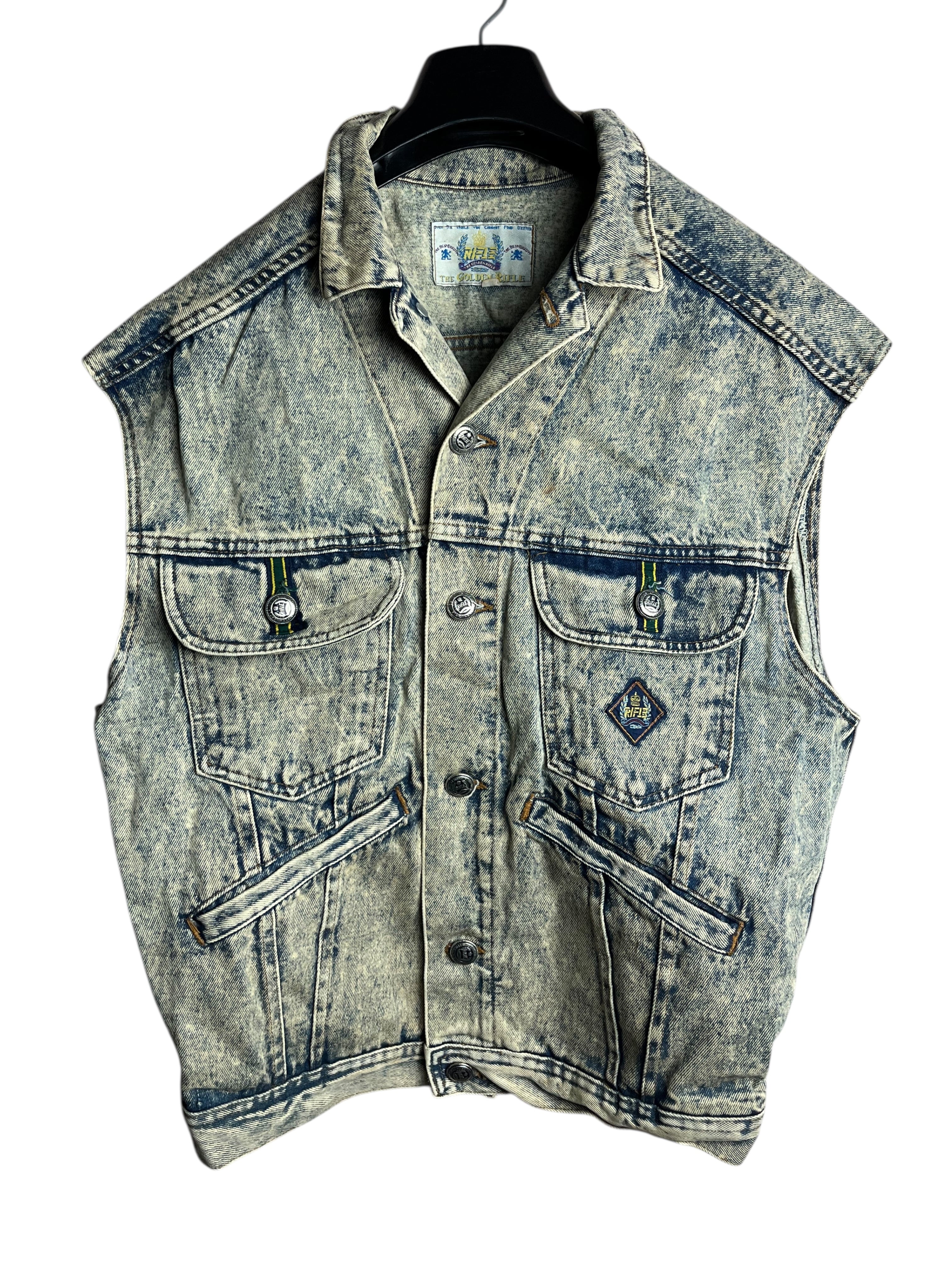 Vintage Eskitme Kot Yelek (Medium)