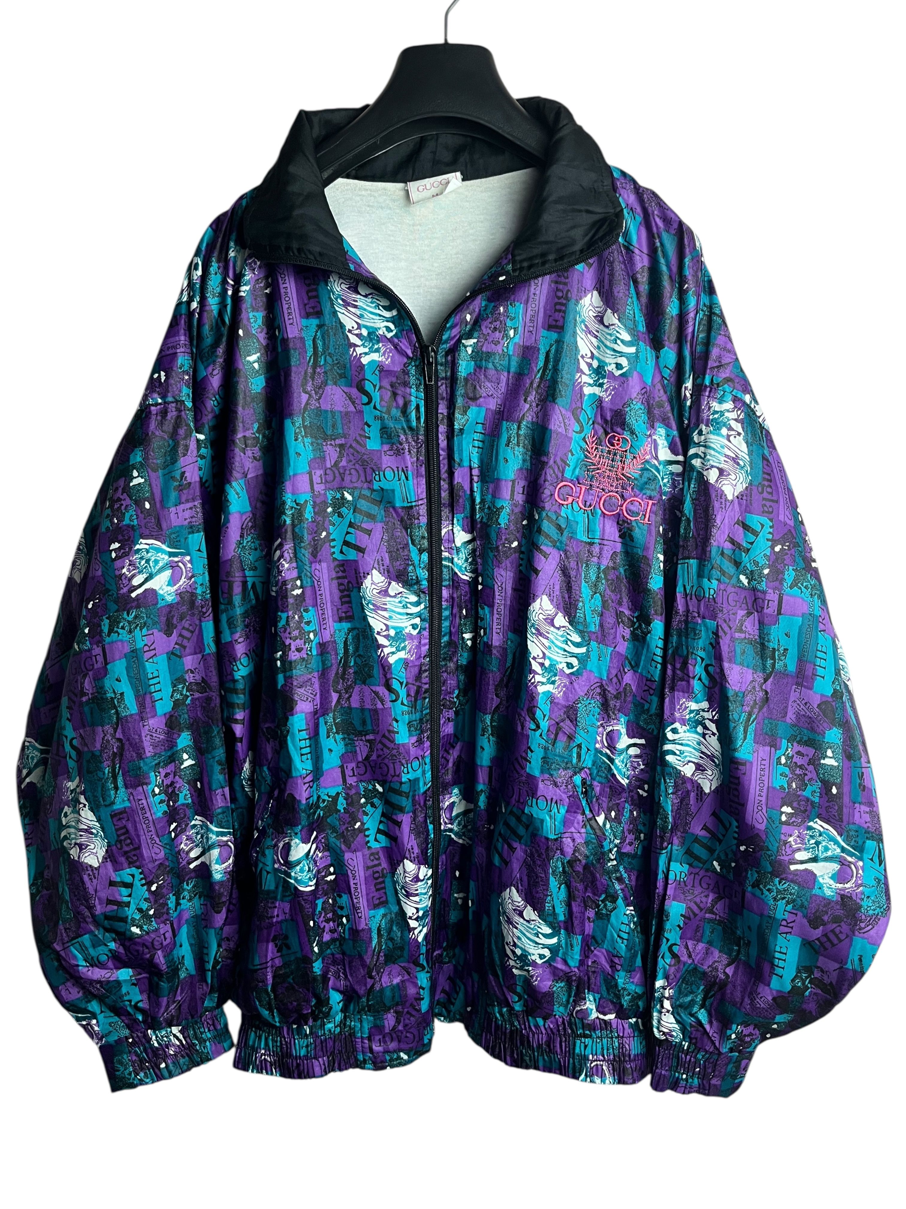 Gucci 90s Oversize Bomber Vintage Ceket (Medium)