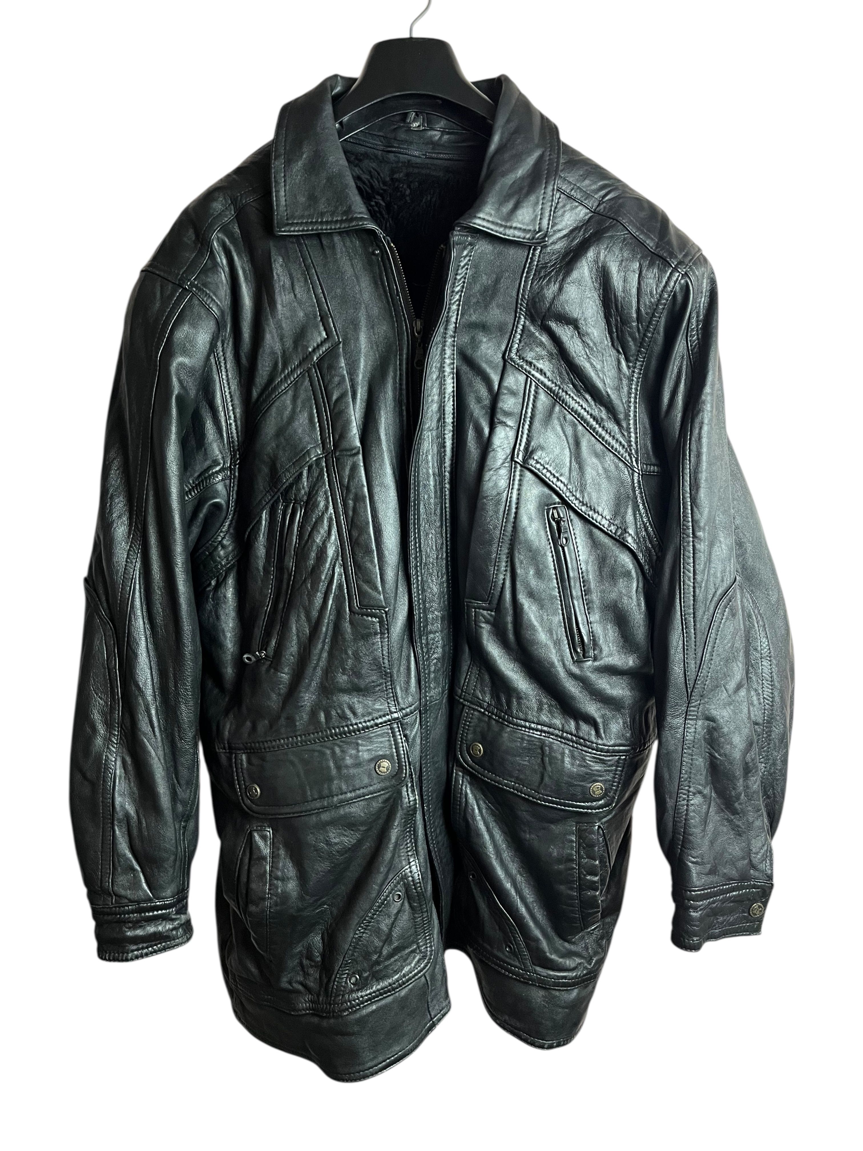 Vintage Deri Ceket (XXL)