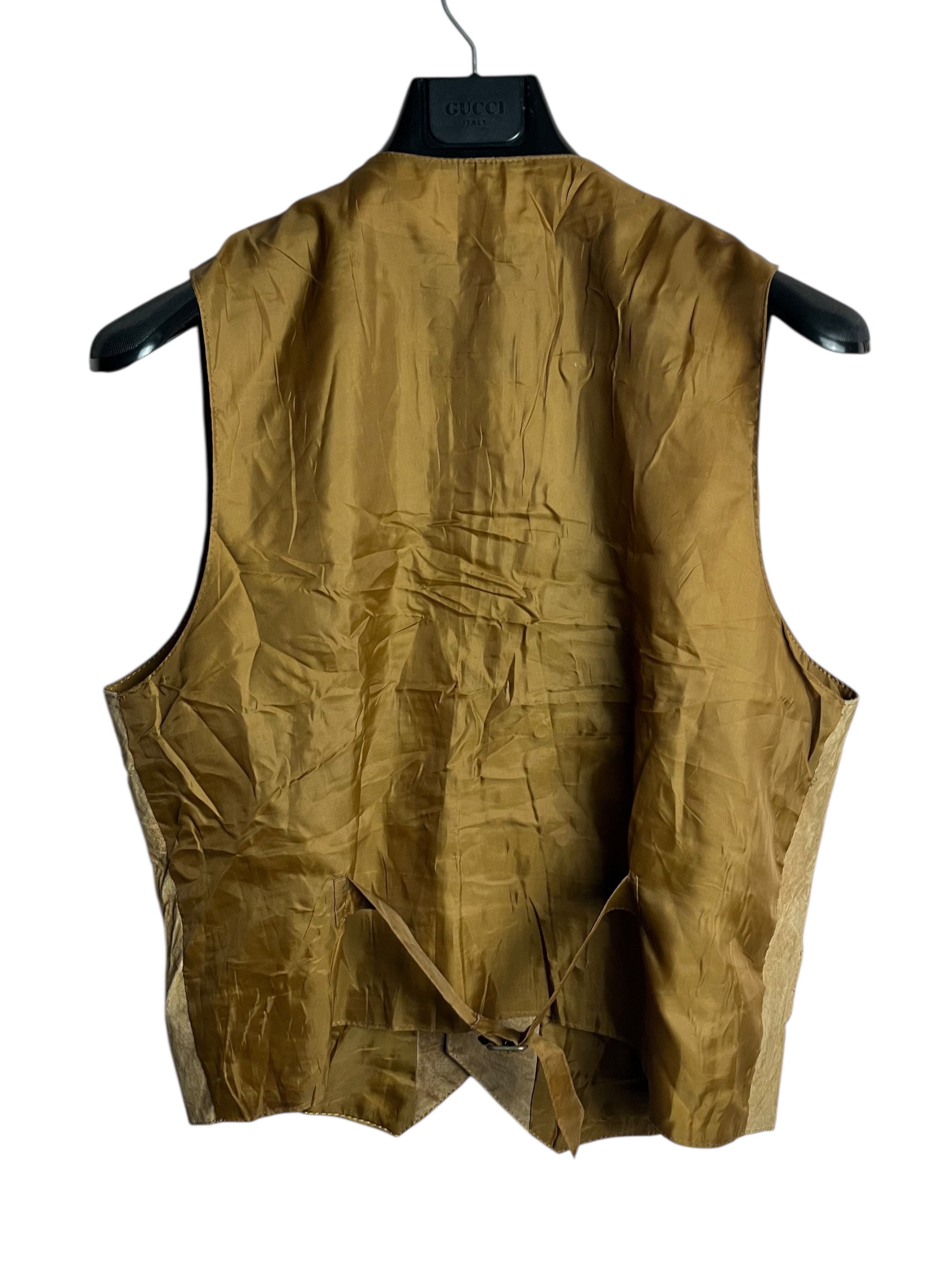 Vintage Deri Yelek (Small)