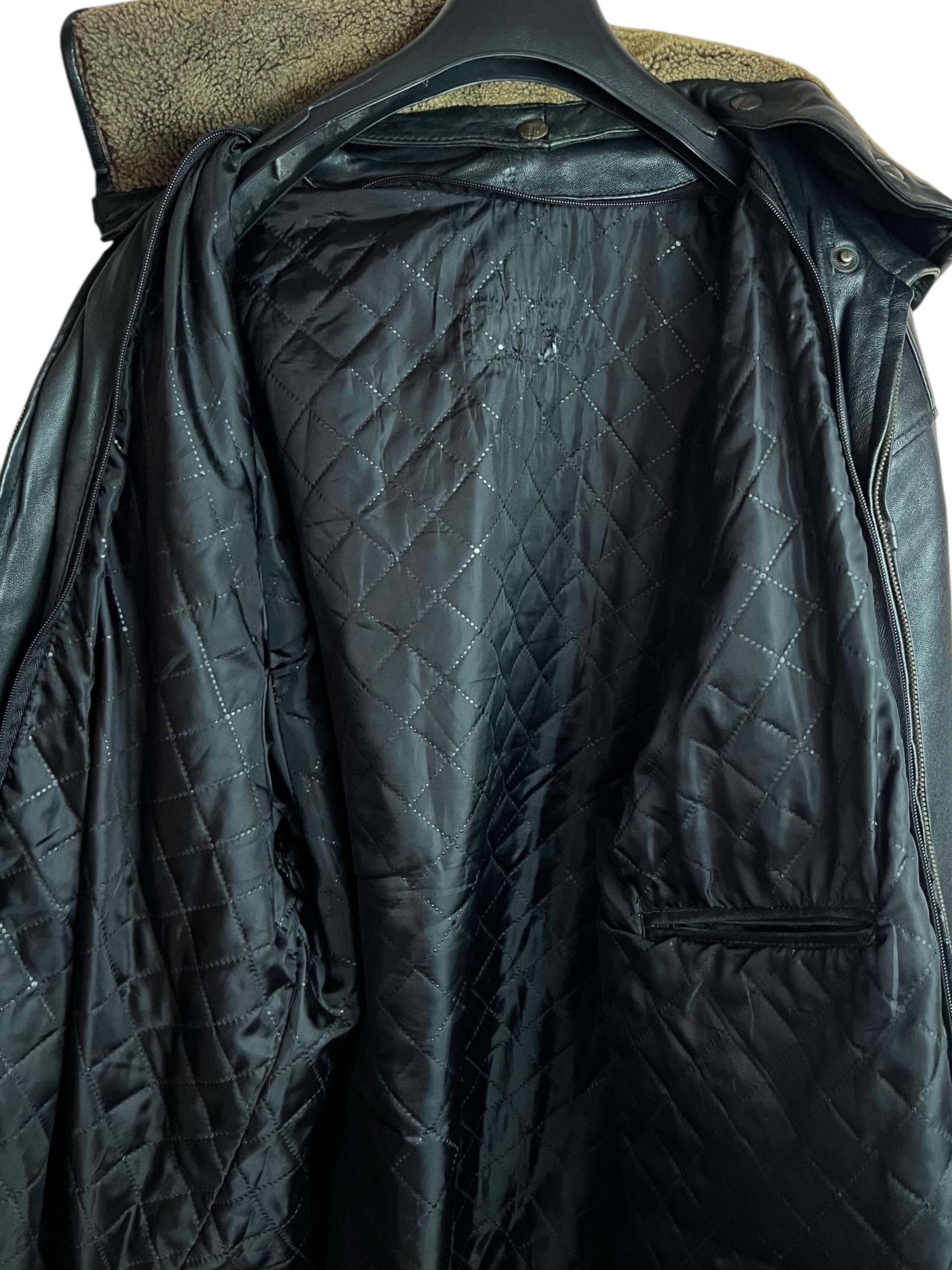 Vintage Deri Ceket (Medium)