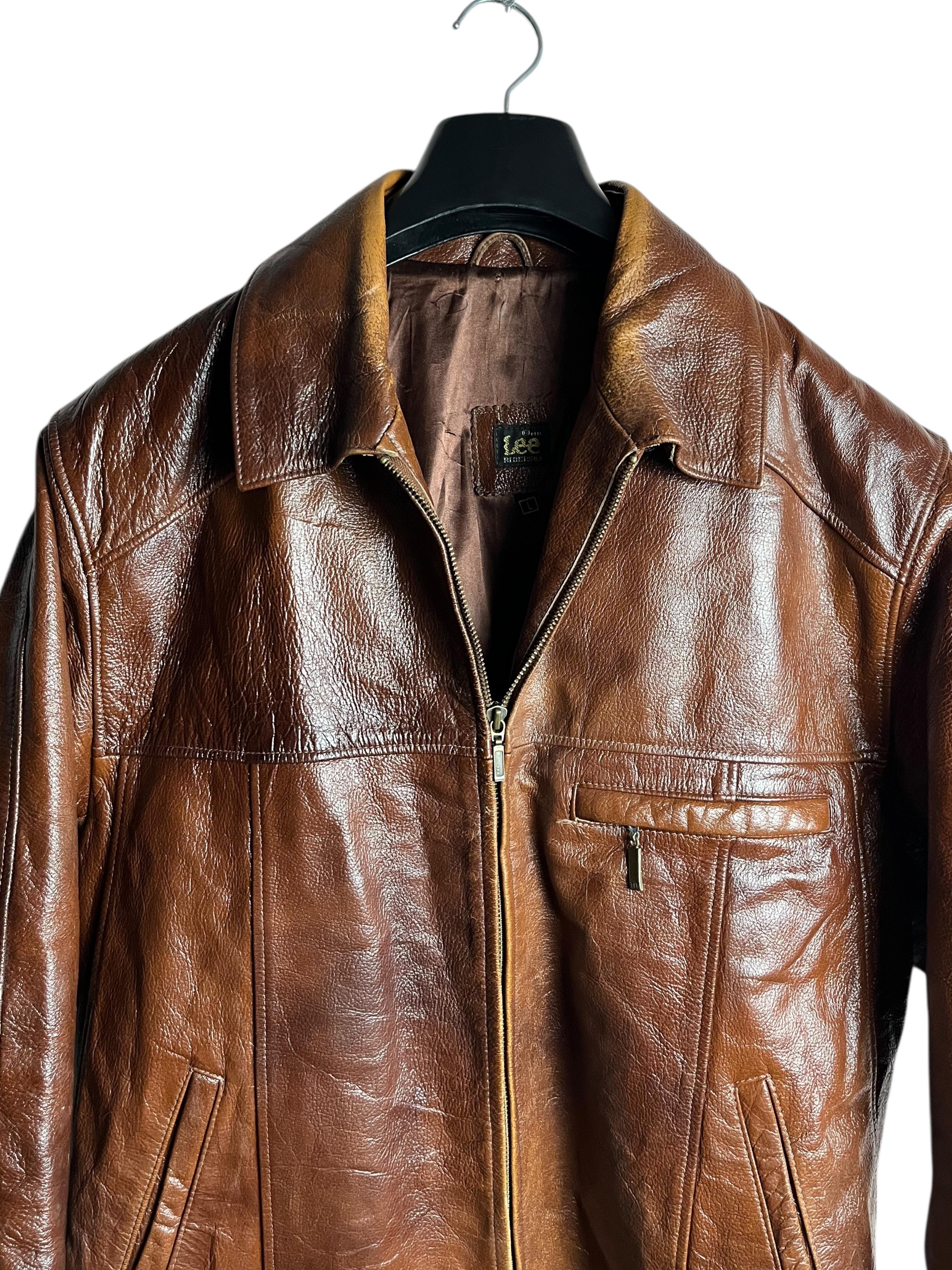 Vintage Deri Ceket (Large)