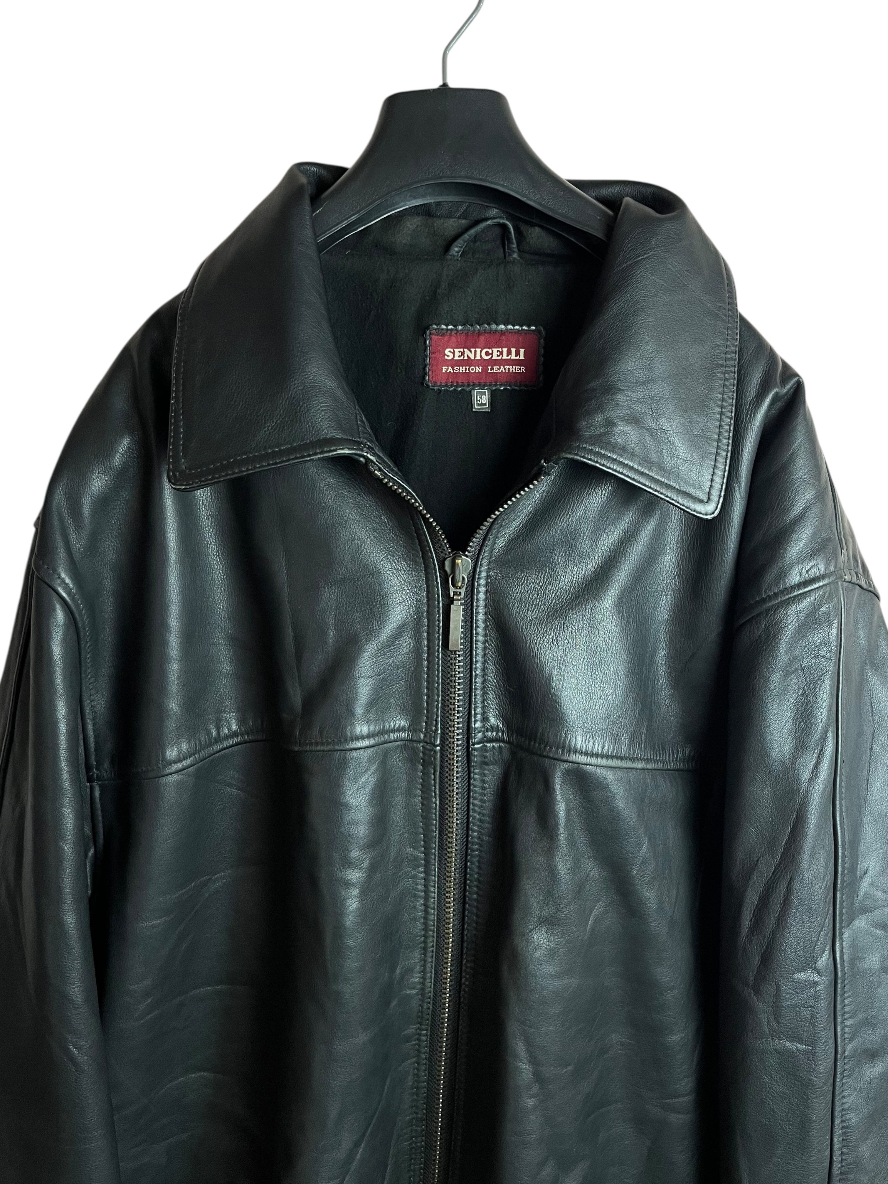 Vintage Hakiki Deri Ceket (XXL)