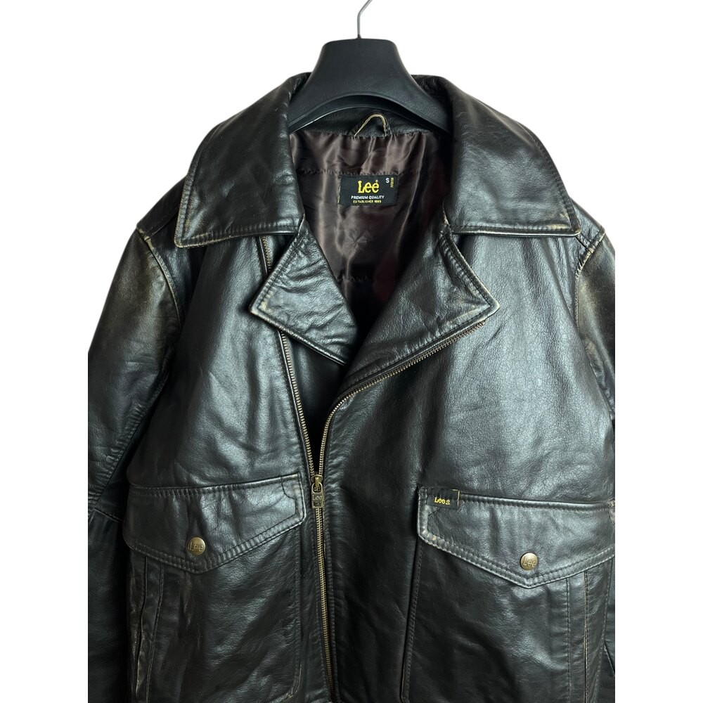 Lee 90s Hakiki Vintage Deri Ceket (Small)