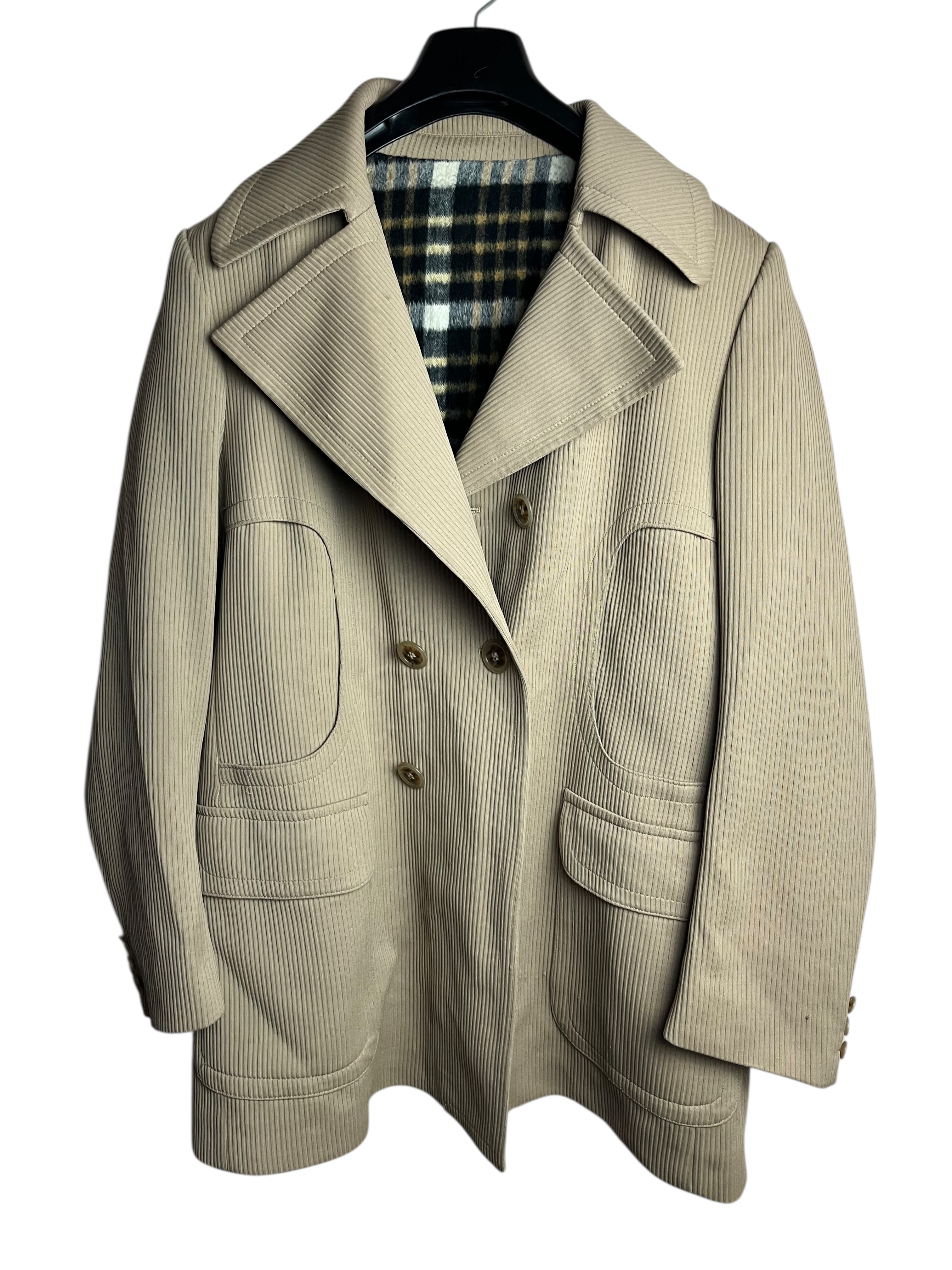 90s Kalın Classic Vintage Ceket (Kadın XL)