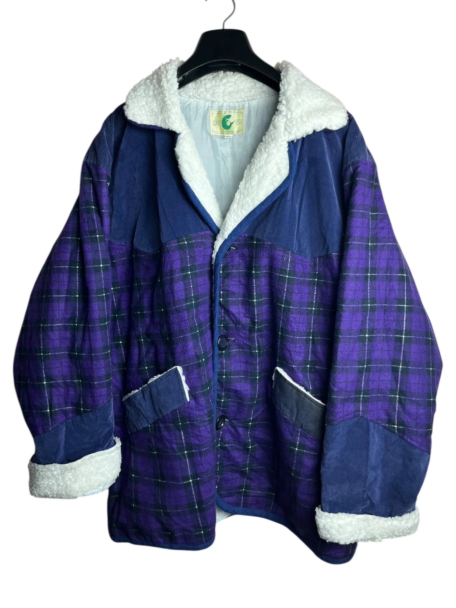 Oversize Kalın Vintage Ceket (XL)