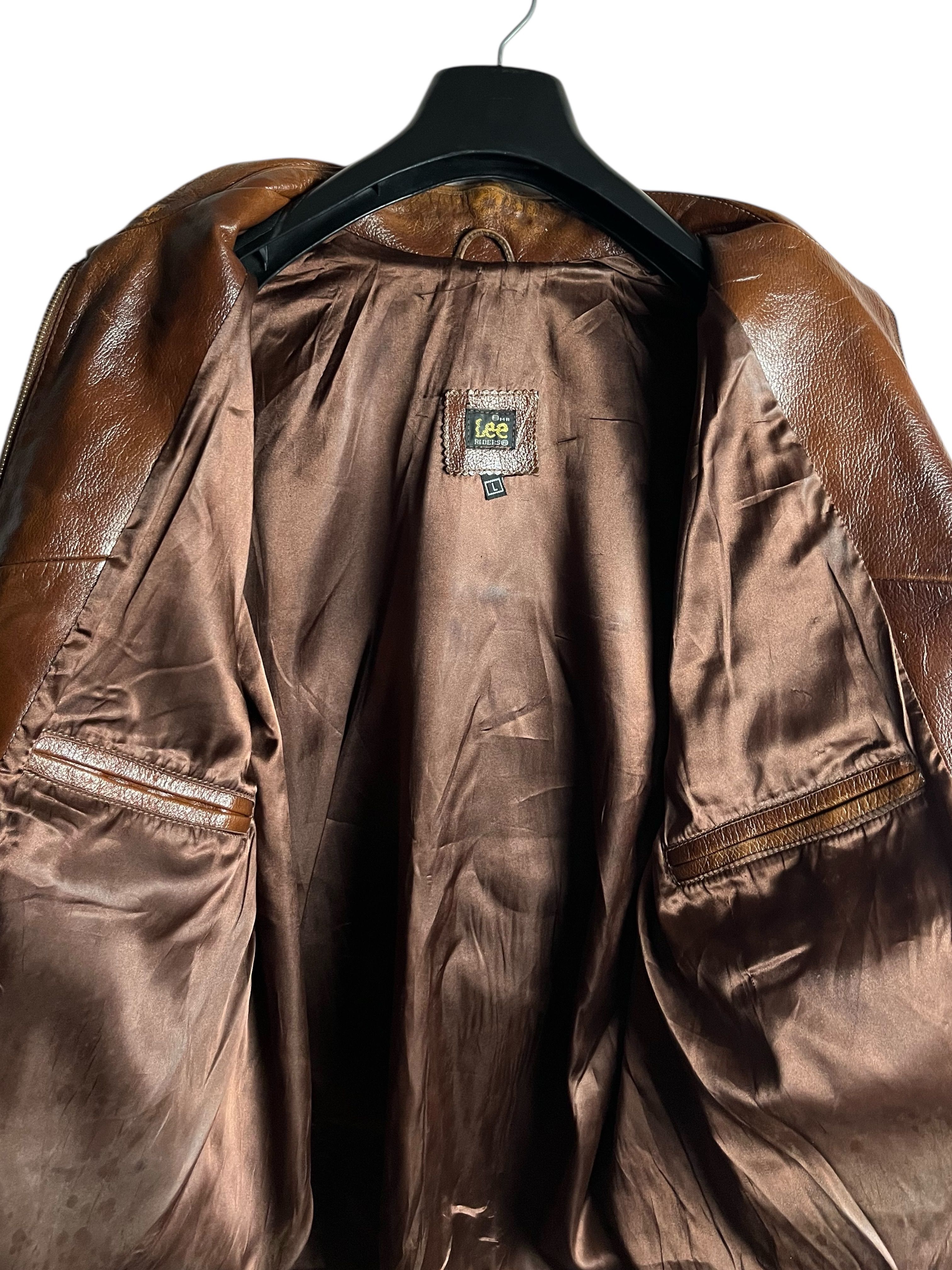 Vintage Deri Ceket (Large)