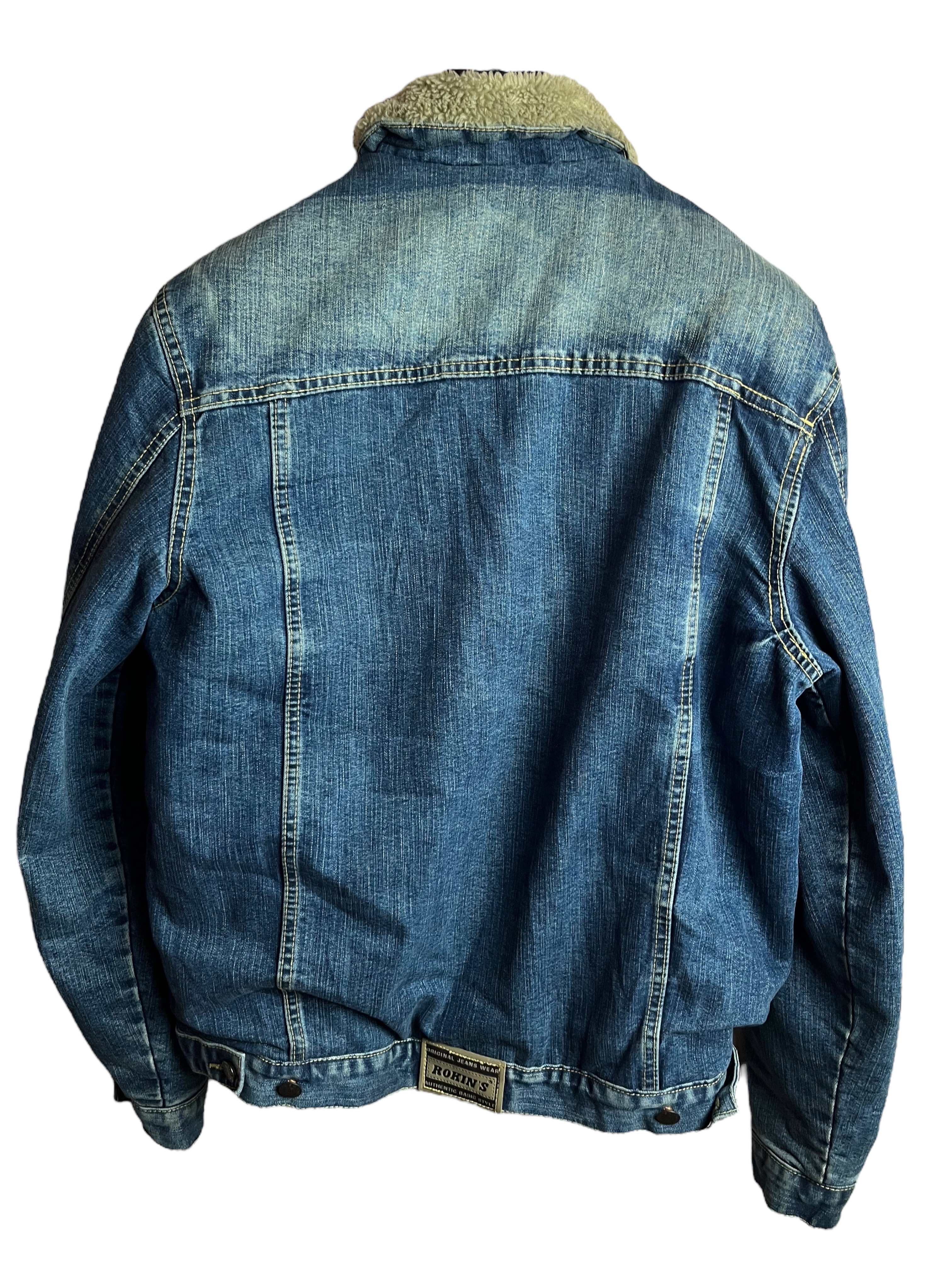 Vintage Kalın İç Yünlü Kot Ceket (L-XL)