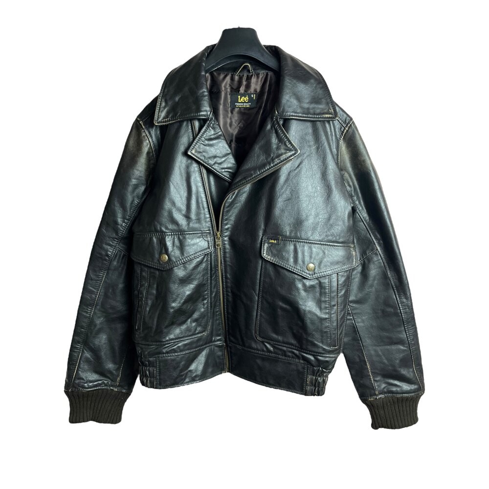 Lee 90s Hakiki Vintage Deri Ceket (Small)