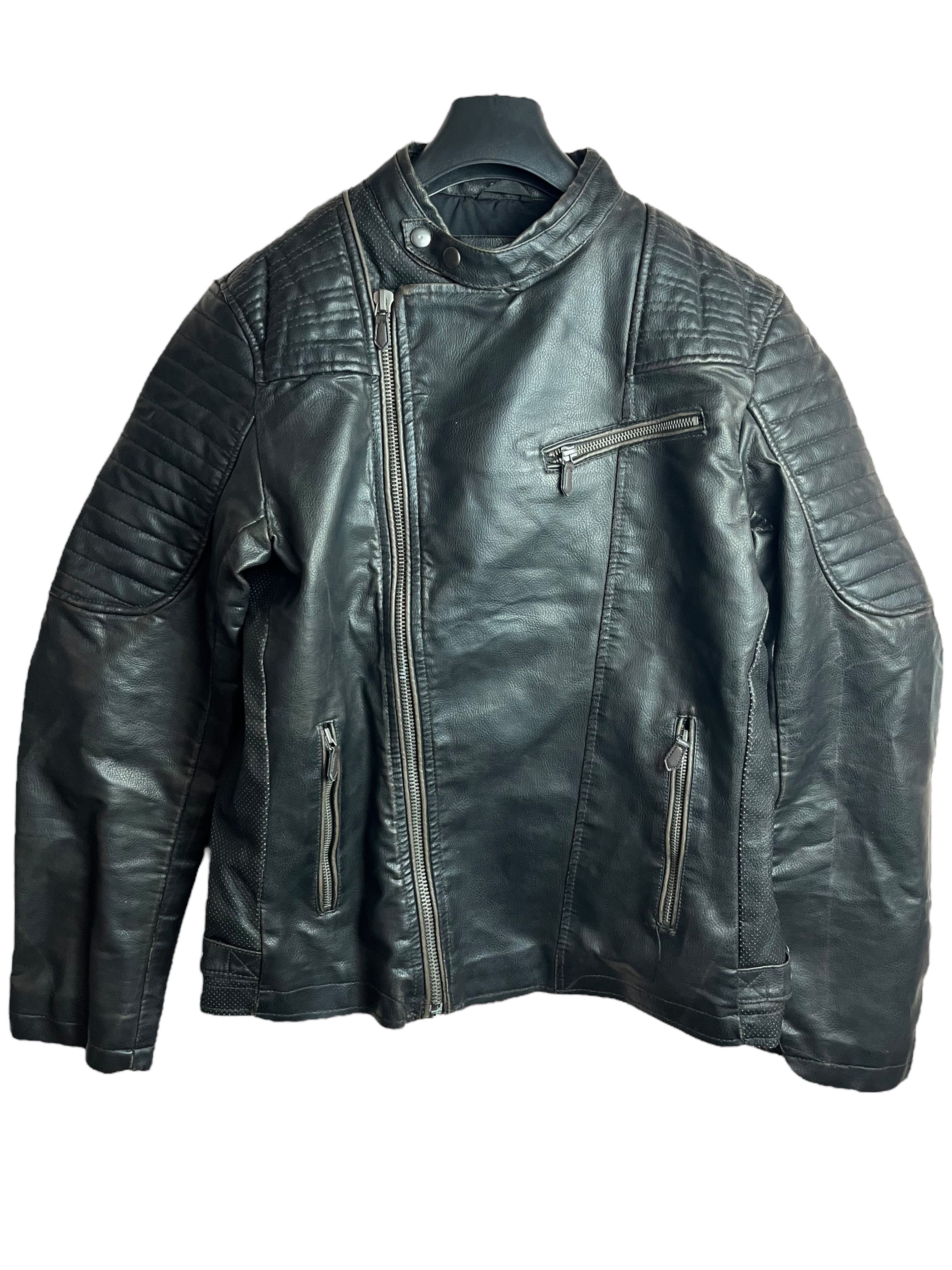Koton Original Biker Hakiki Deri Ceket (Small)