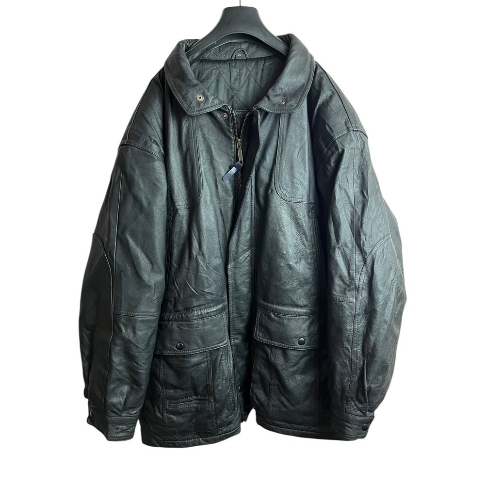 Vintage Deri Ceket (XL)