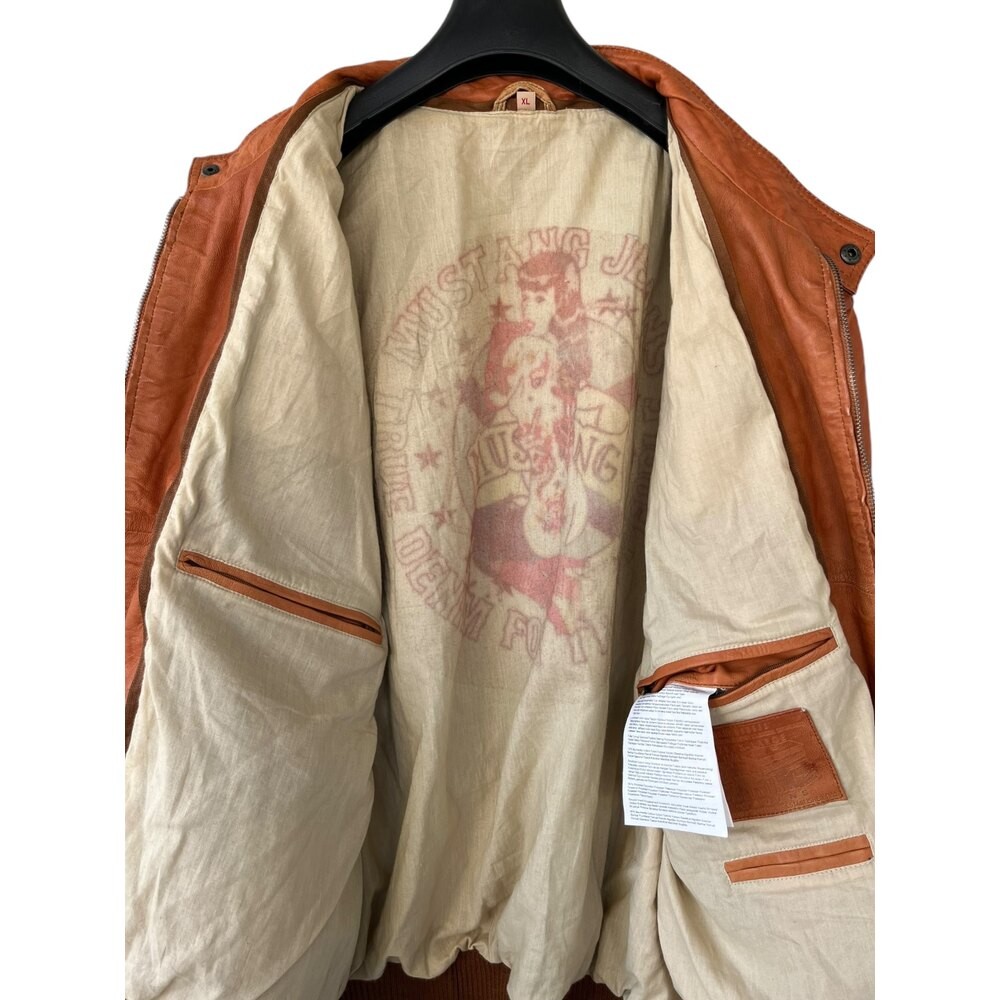 Vintage Deri Ceket (L-XL)