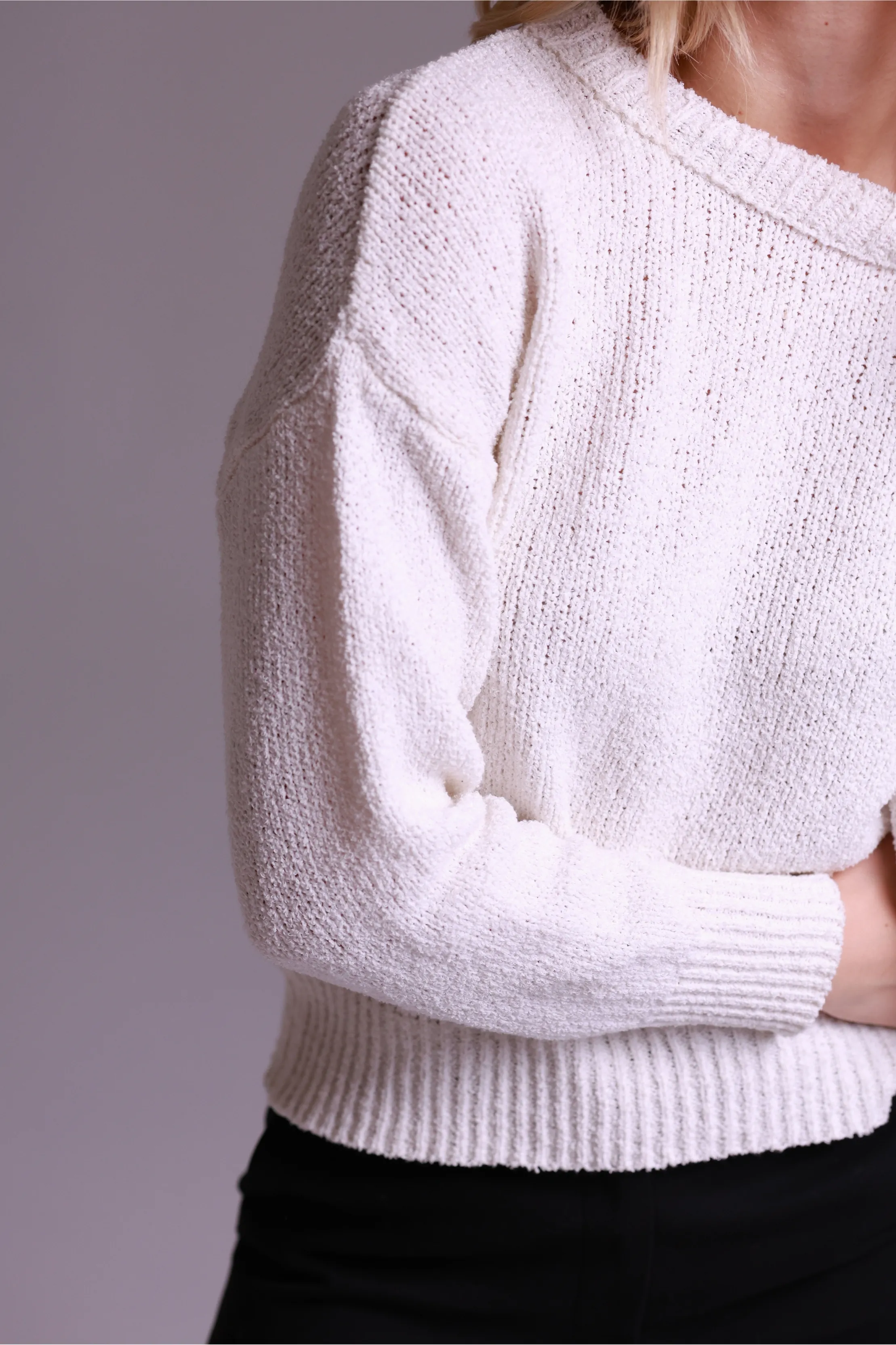 BİSİKLET YAKA KAZAK