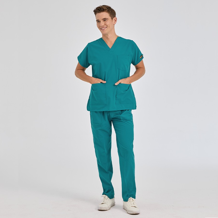 Benetton Yeşili Dr Greys Terikoton Takım (İnce Kumaş)