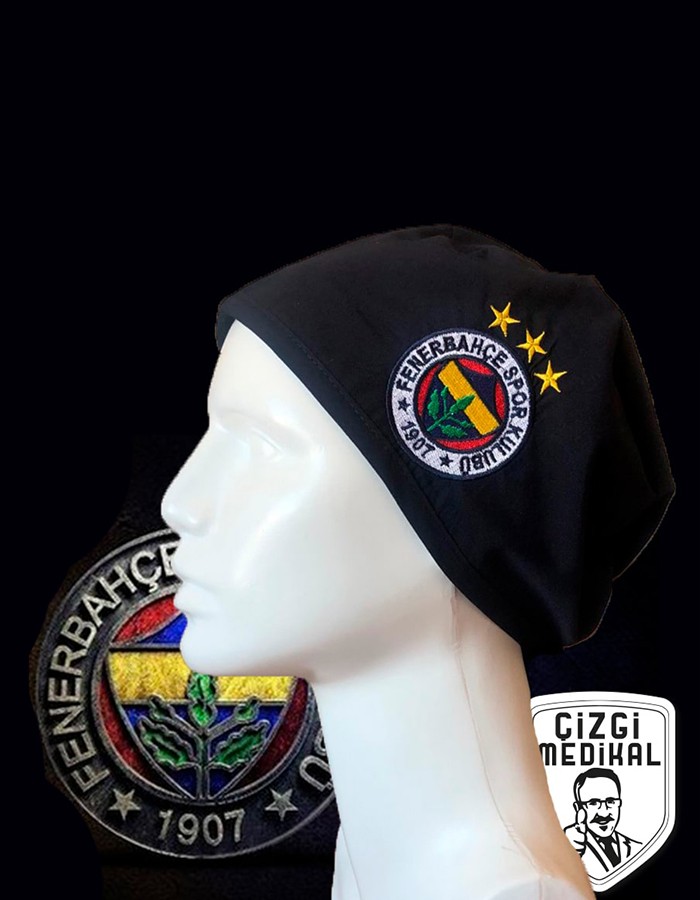 Fenerbahçe Lacivert Nakışlı Klasik Boneler