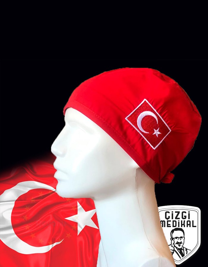 Türkiye Kırmızı Nakışlı Klasik Boneler